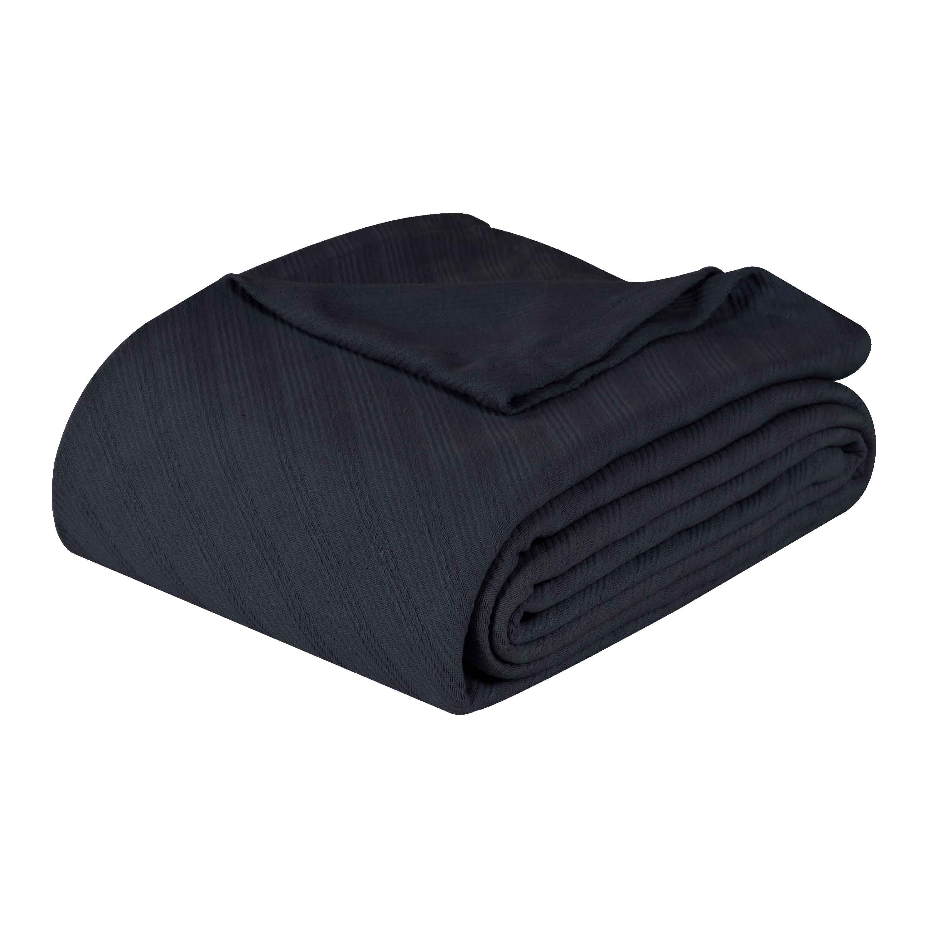 Milan Cotton Textured Striped Lightweight Woven Blanket - Omnigoodsstore