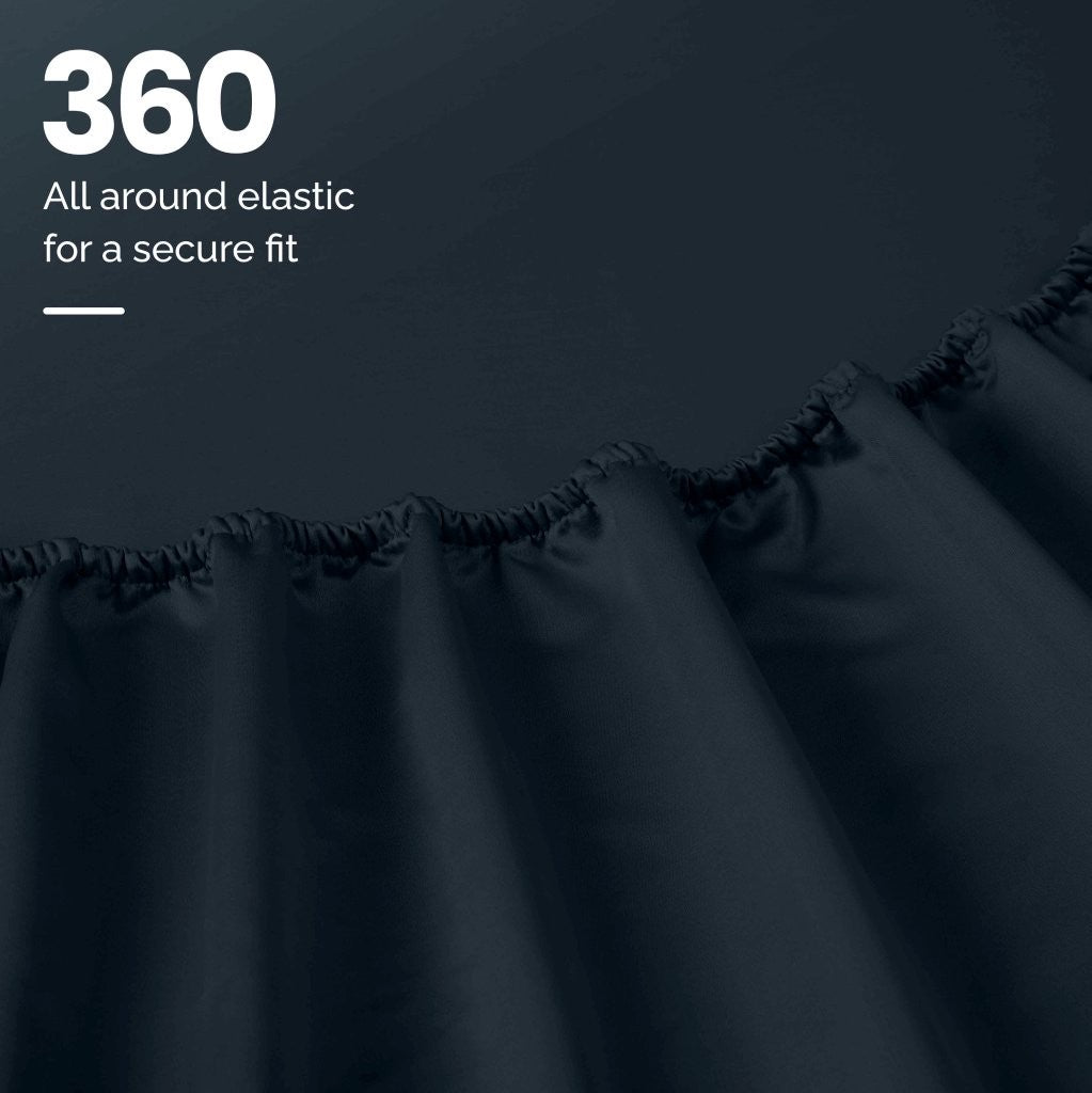 1000 Thread Count Egyptian Cotton Bed Sheet Set Olympic Queen - Omnigoodsstore