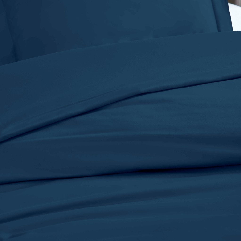 1200 Thread Count Egyptian Solid Cotton Duvet Cover Set - Omnigoodsstore