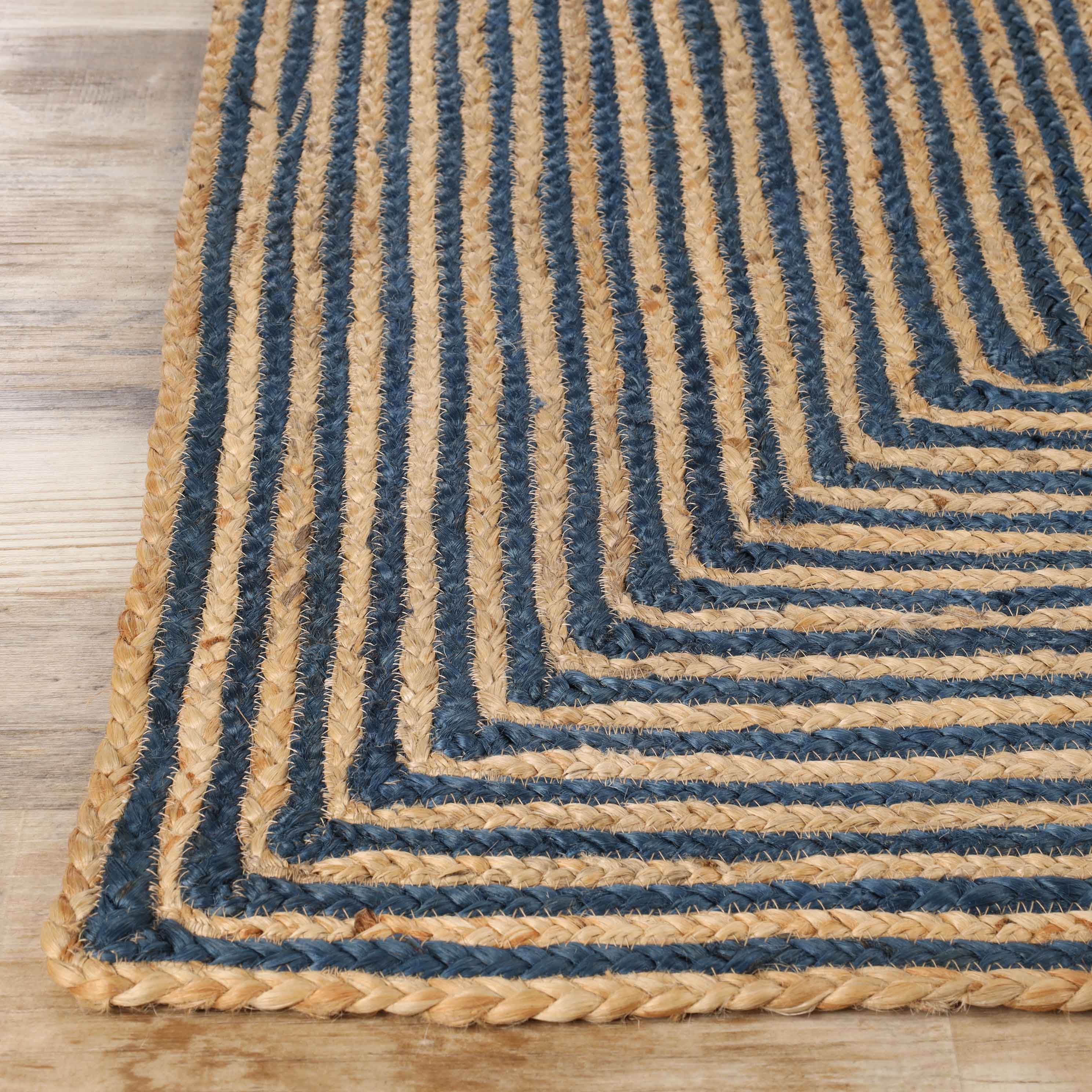 Braided Jute Reversible Handwoven Indoor Outdoor Area Rug - Omnigoodsstore
