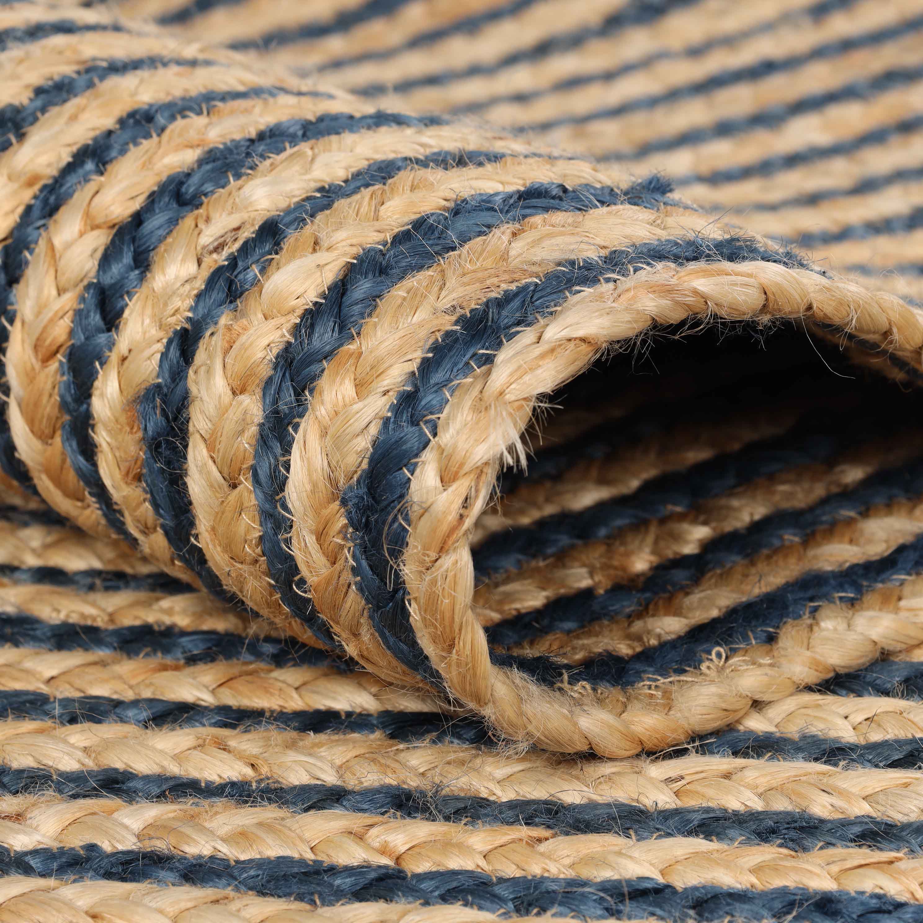 Braided Jute Reversible Handwoven Indoor Outdoor Area Rug - Omnigoodsstore