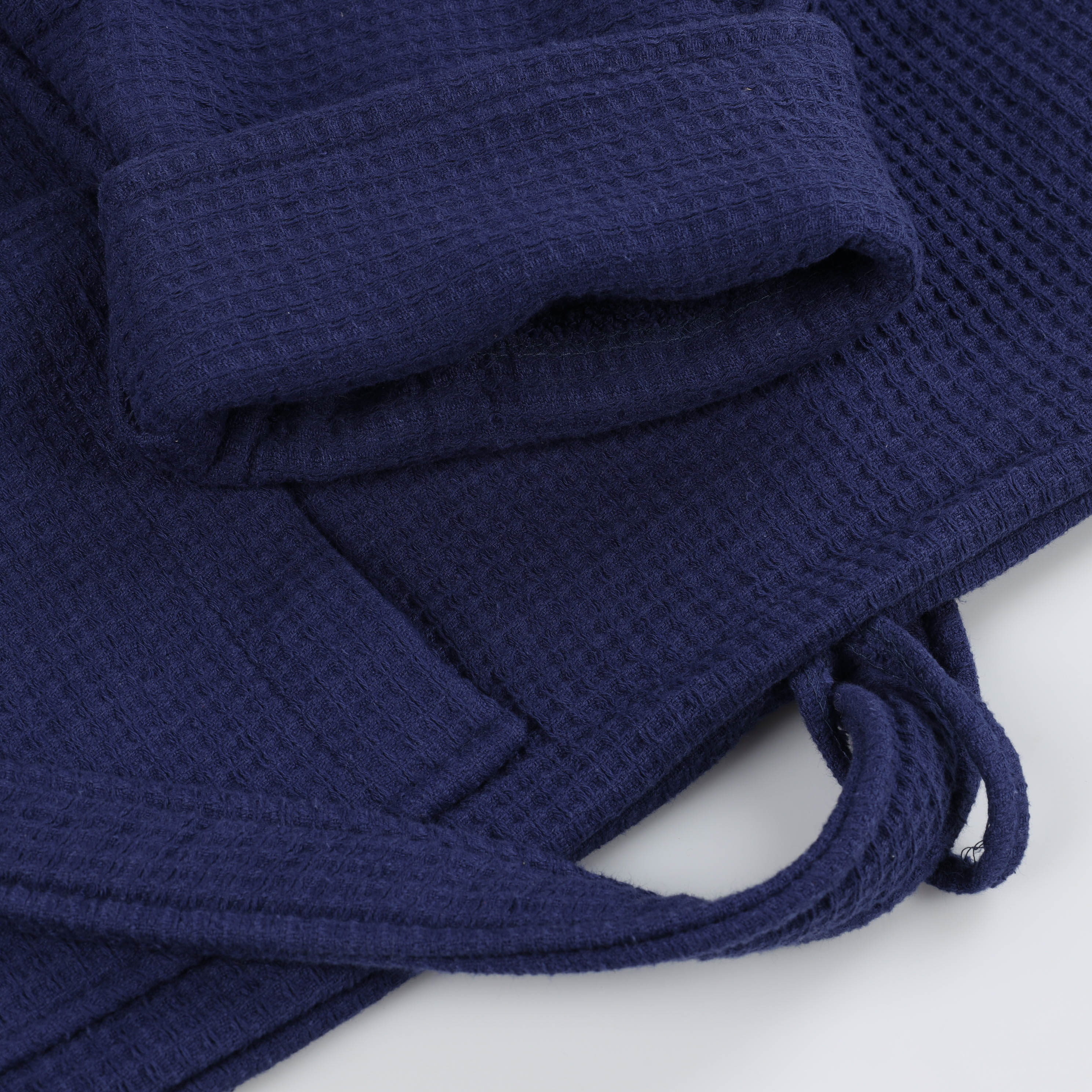 Waffle Weave Cotton Soft Lightweight Oversized Unisex Adult Bath Robe - Omnigoodsstore