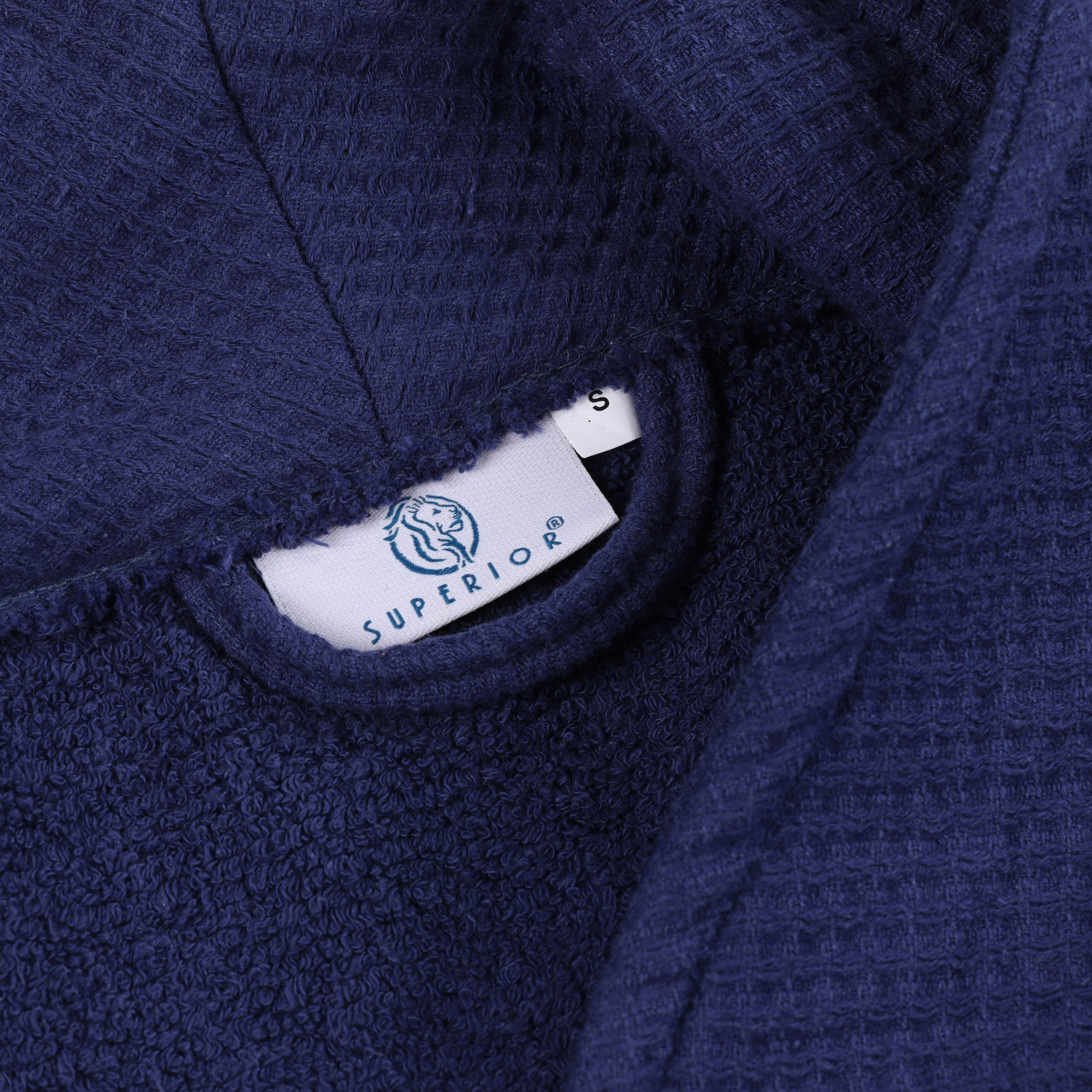 Waffle Weave Cotton Soft Lightweight Oversized Unisex Adult Bath Robe - Omnigoodsstore