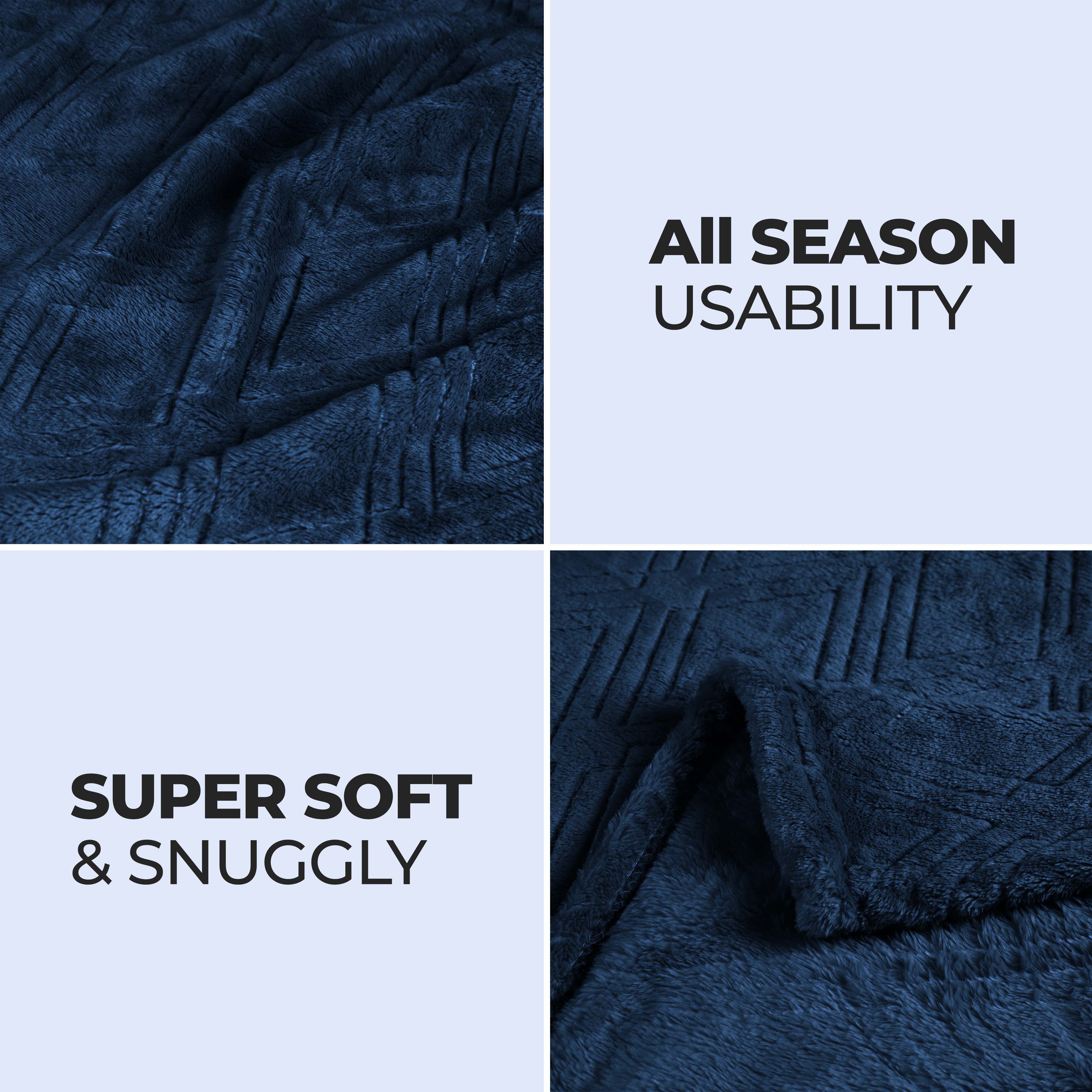 Alaska Diamond Plush Fleece Ultra-Soft Blanket - Omnigoodsstore