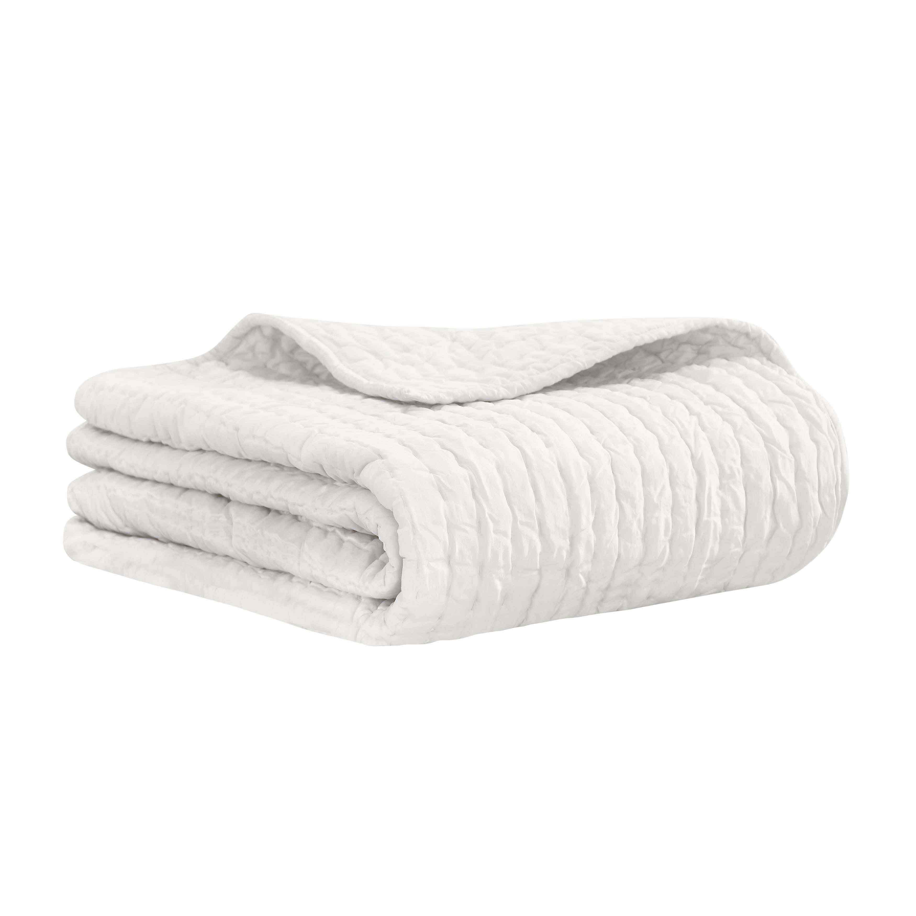 Bella 100% Silk Pick Stitch Medium Weight Quilt and Sham Set - Omnigoodsstore