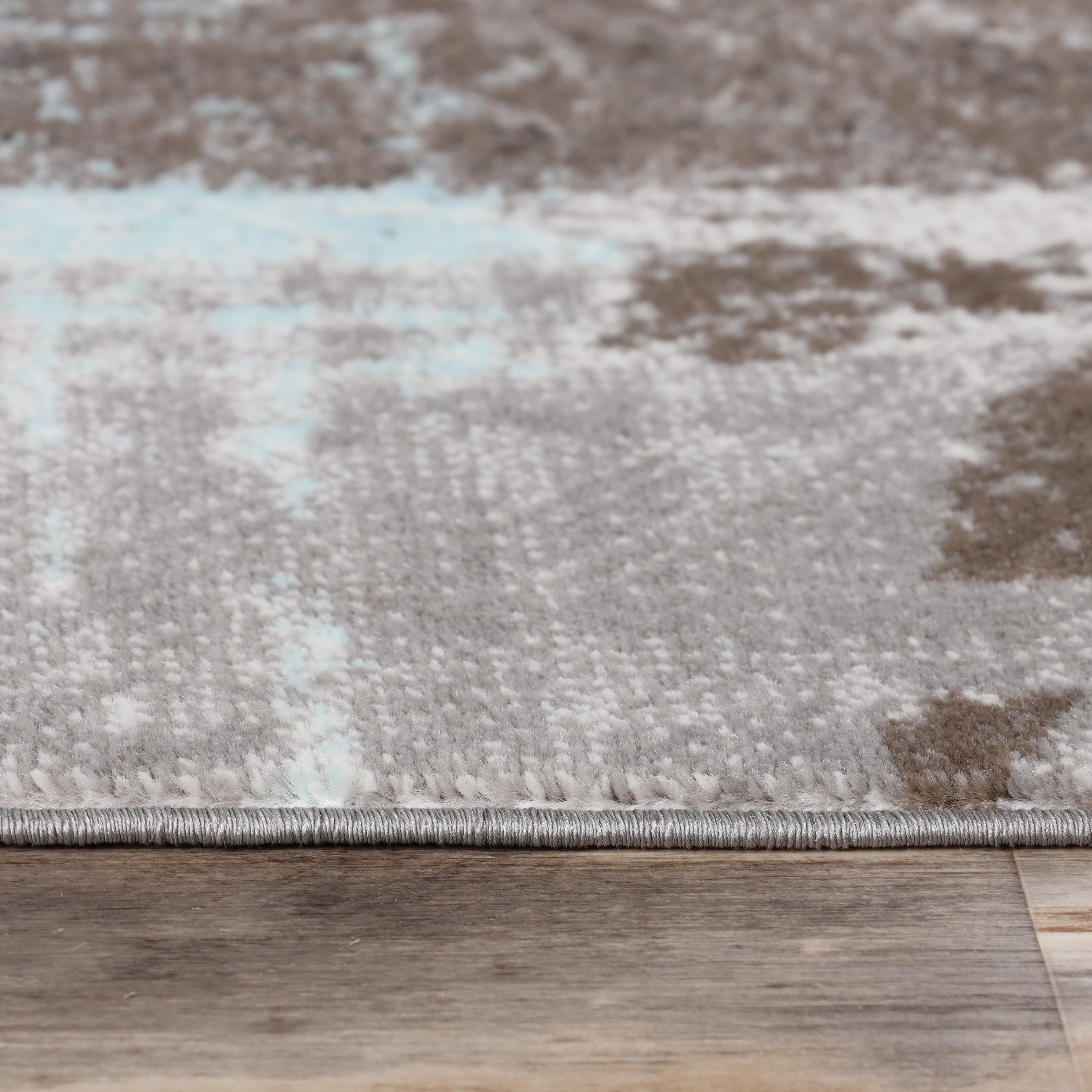 Pastiche Contemporary Floral Patchwork Indoor Area Rug or Runner Rug - Omnigoodsstore