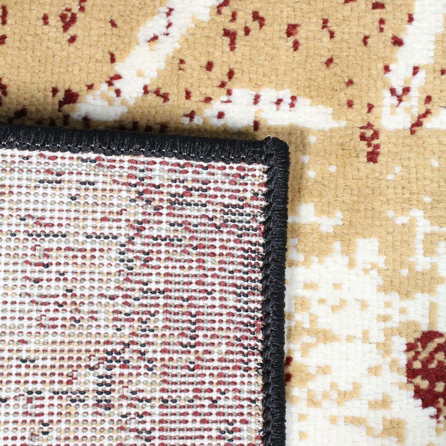 Pastiche Contemporary Floral Patchwork Indoor Area Rug or Runner Rug - Omnigoodsstore