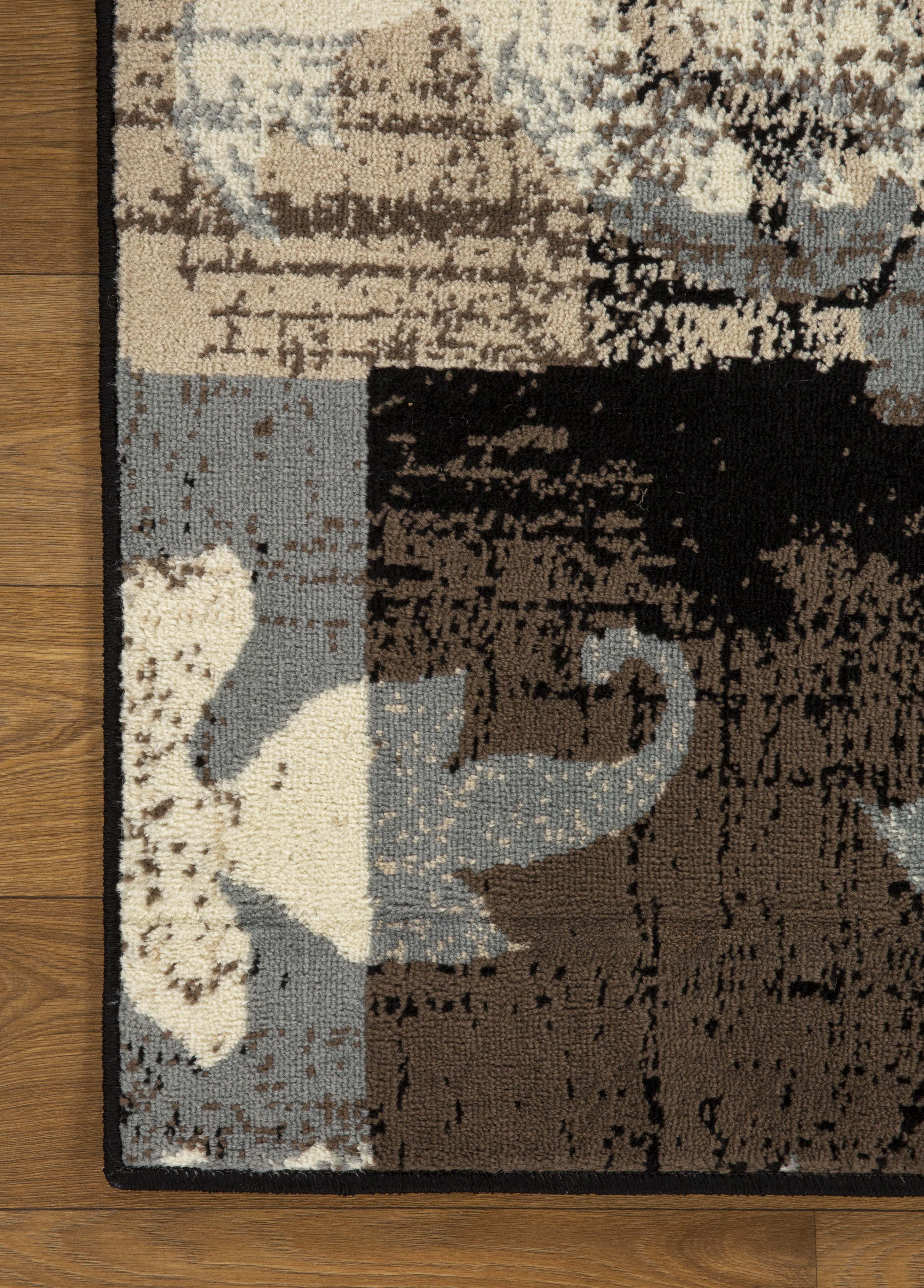 Pastiche Contemporary Floral Patchwork Indoor Area Rug or Runner Rug - Omnigoodsstore