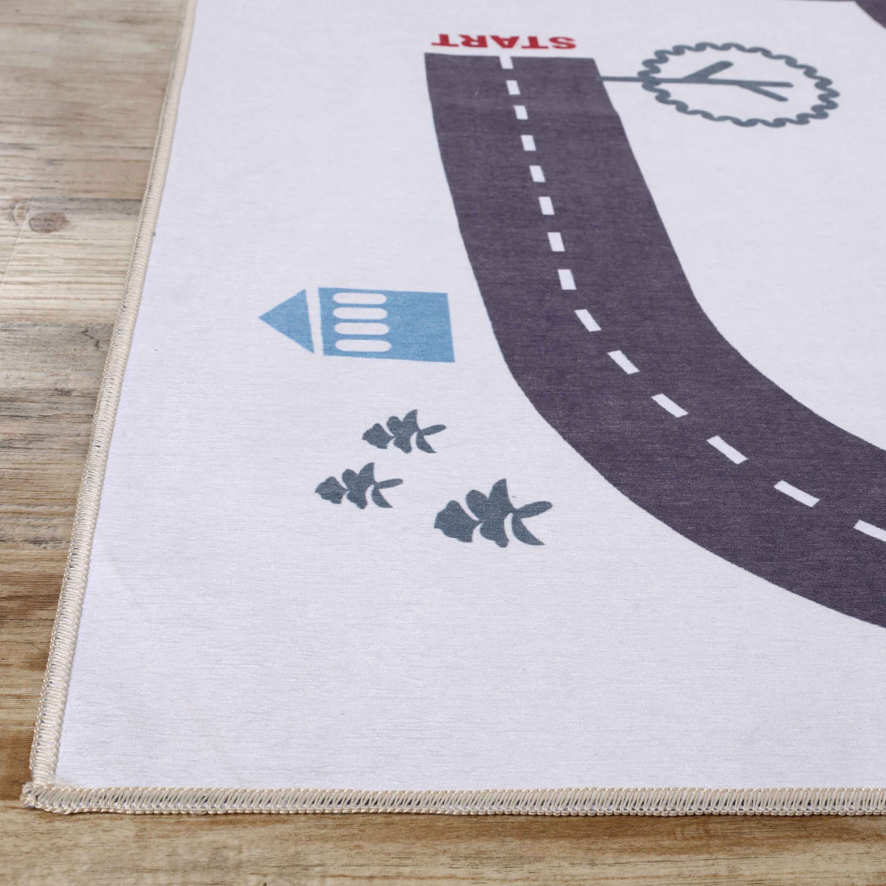 Path Non-Slip Kids Playroom Nursery Washable Indoor Area Rug - Omnigoodsstore