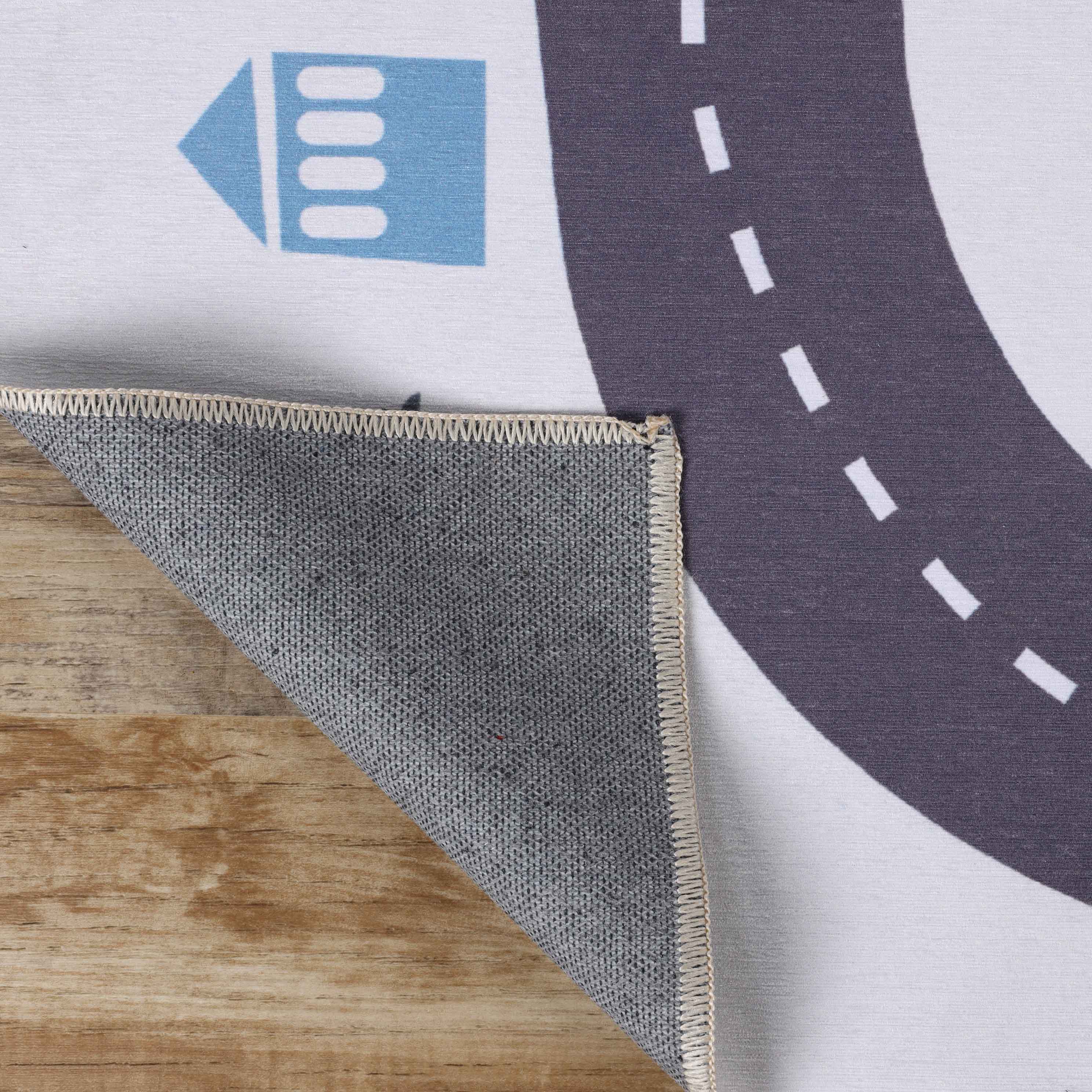 Path Non-Slip Kids Playroom Nursery Washable Indoor Area Rug - Omnigoodsstore