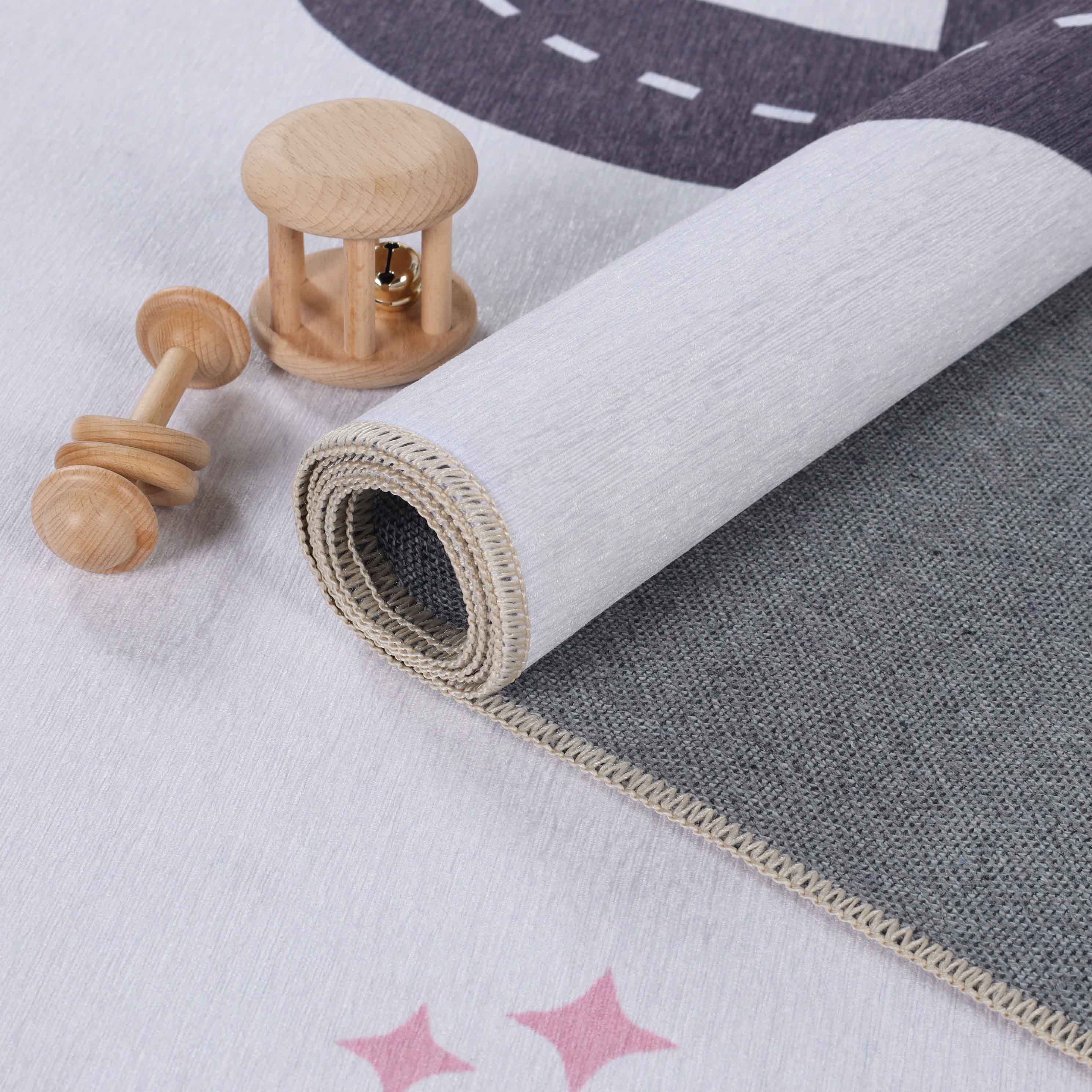 Path Non-Slip Kids Playroom Nursery Washable Indoor Area Rug - Omnigoodsstore
