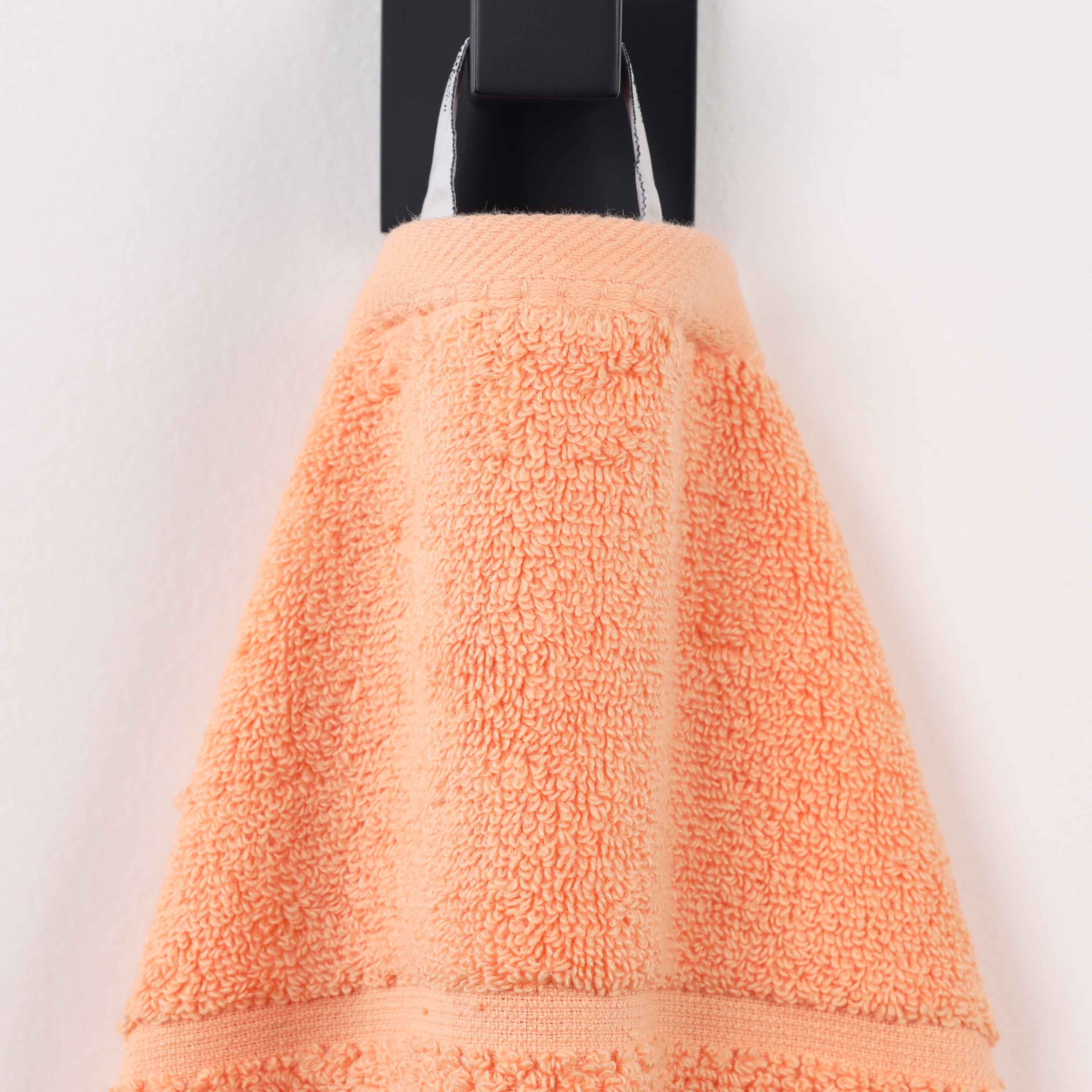 Mile Smart Twist Cotton Solid Broad Border 9 Piece Towel Set - Omnigoodsstore