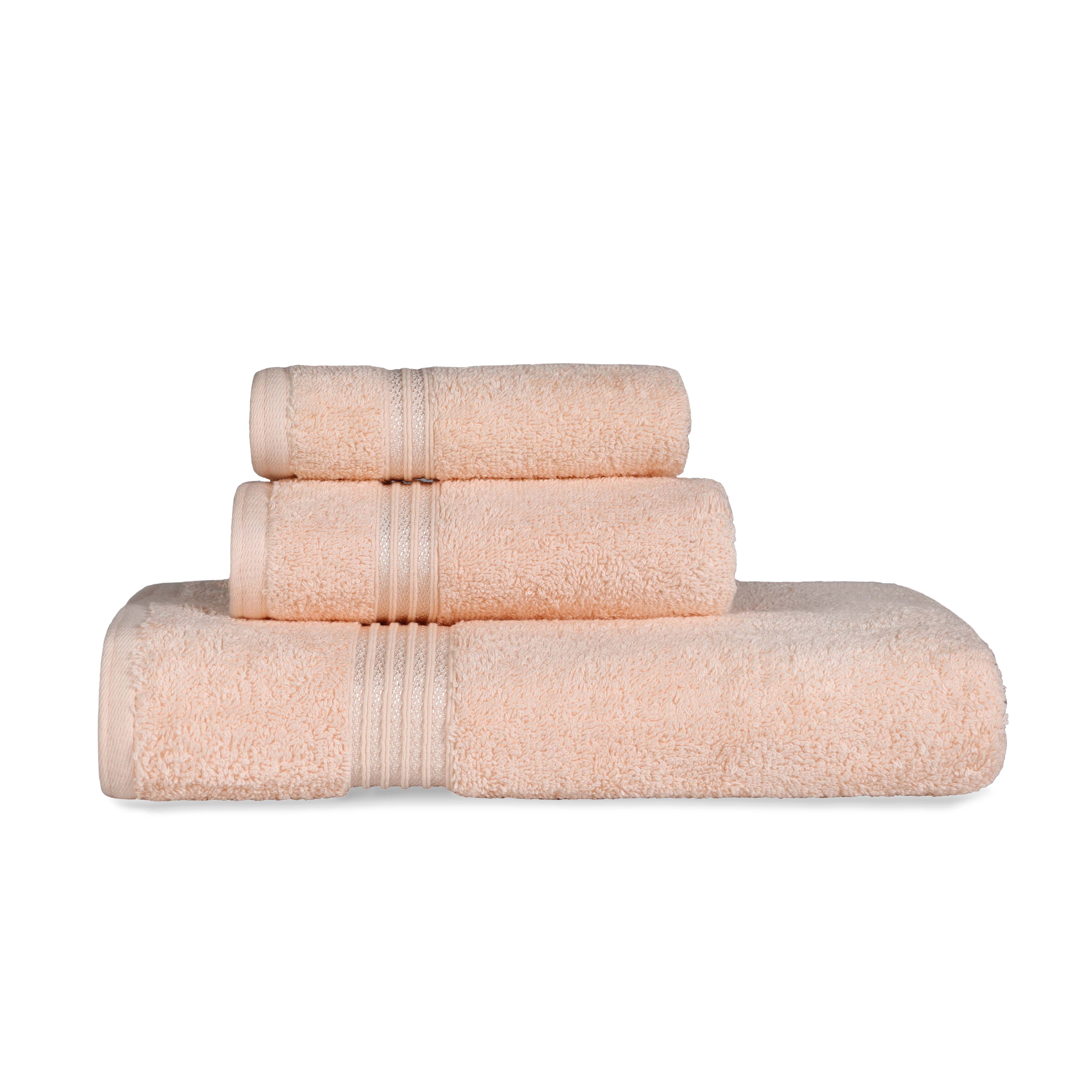Egyptian Cotton Highly Absorbent Solid 3-Piece Ultra Soft Towel Set - Omnigoodsstore