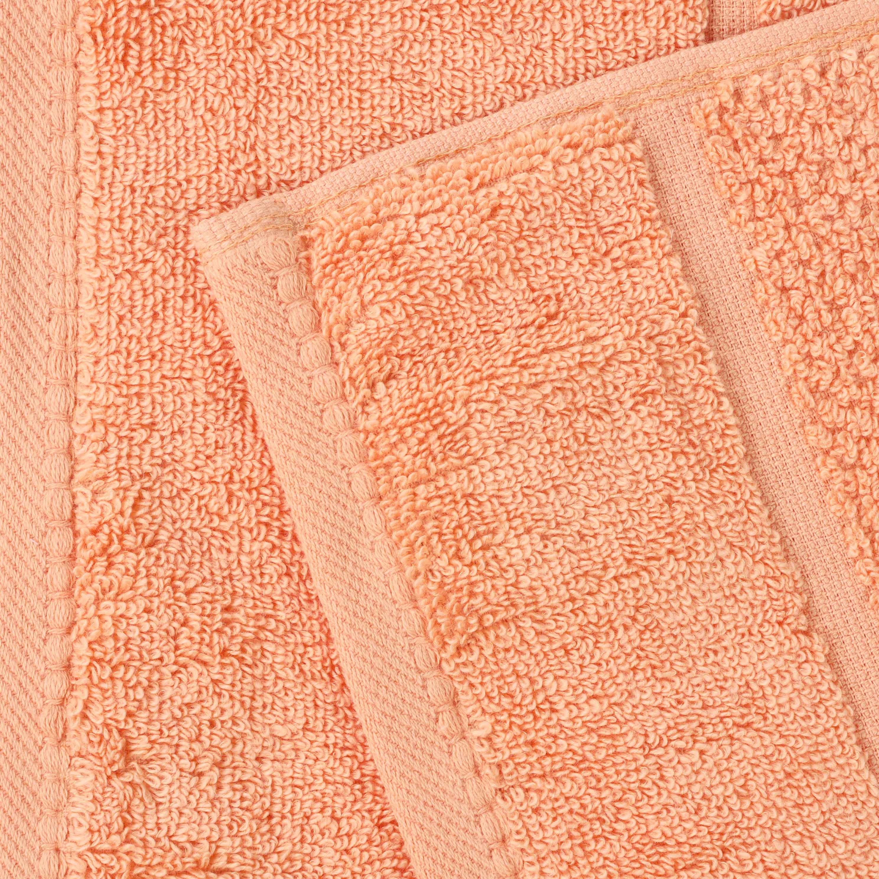 Mile Smart Twist Cotton Solid Broad Border Bath Sheets, Set of 2 - Omnigoodsstore