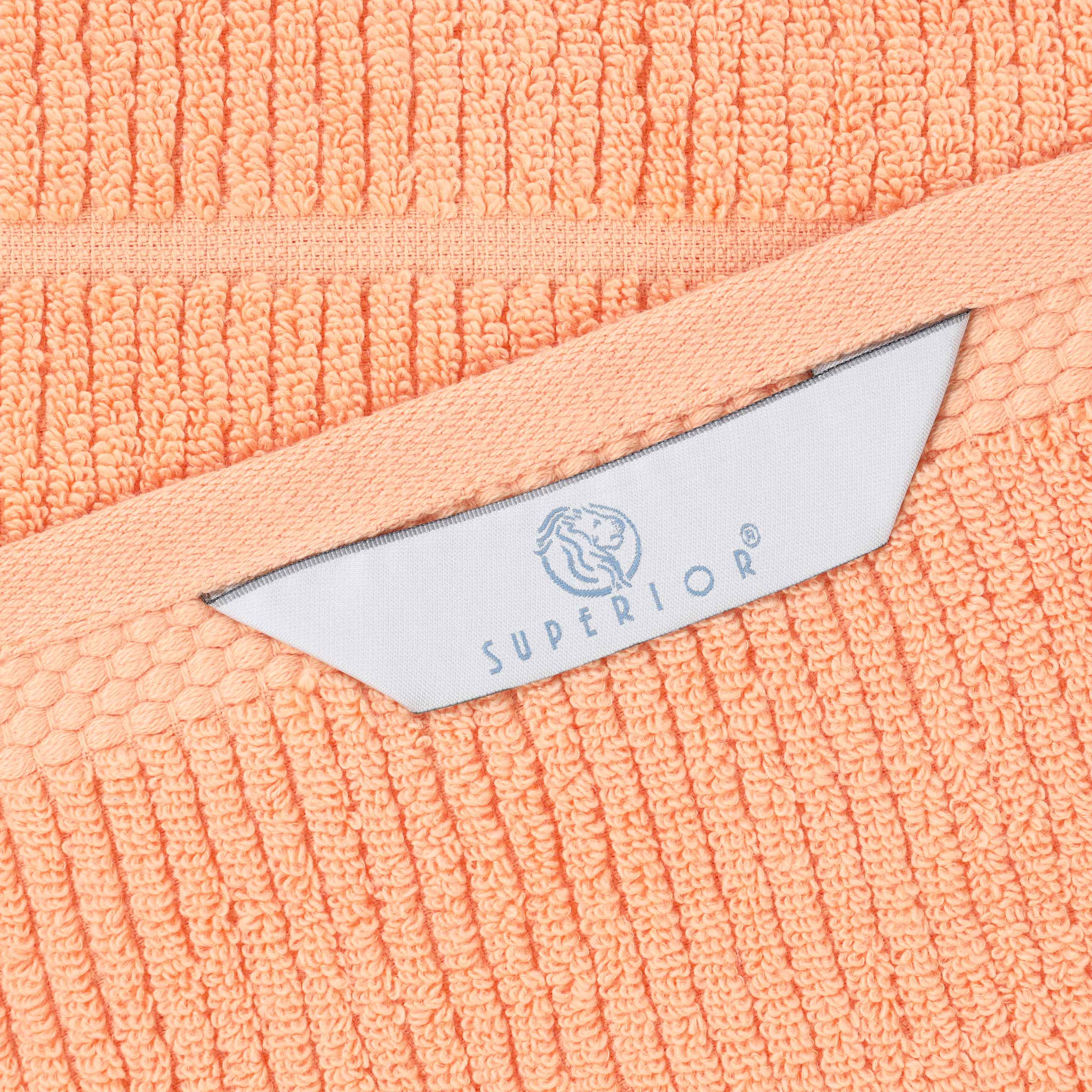 Milo Smart Twist Cotton Solid Ribbed Design 8 Piece Towel Set - Omnigoodsstore