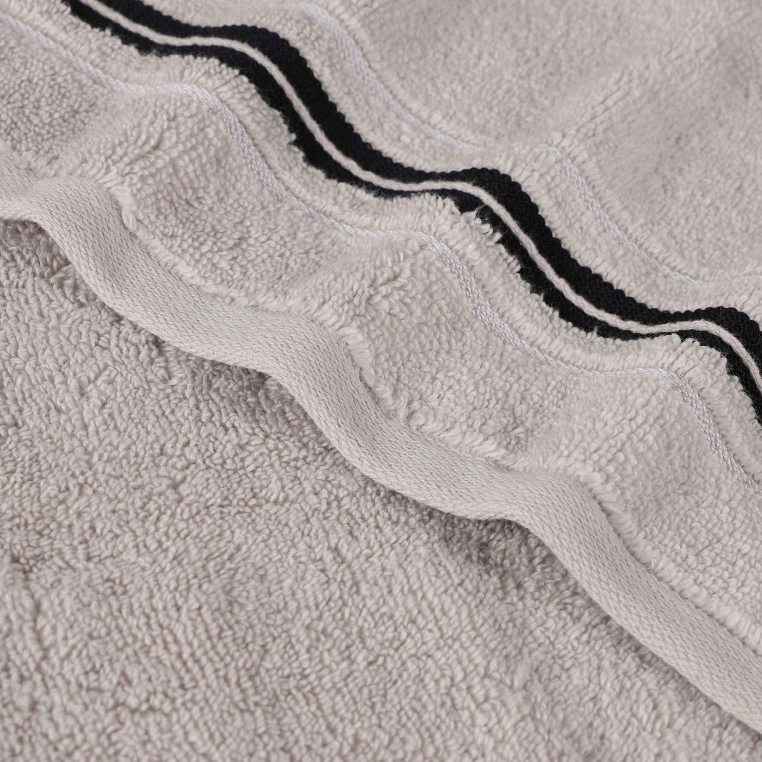 Sadie Zero Twist Cotton Solid and Jacquard Floral Face Towel Set of 12 - Omnigoodsstore