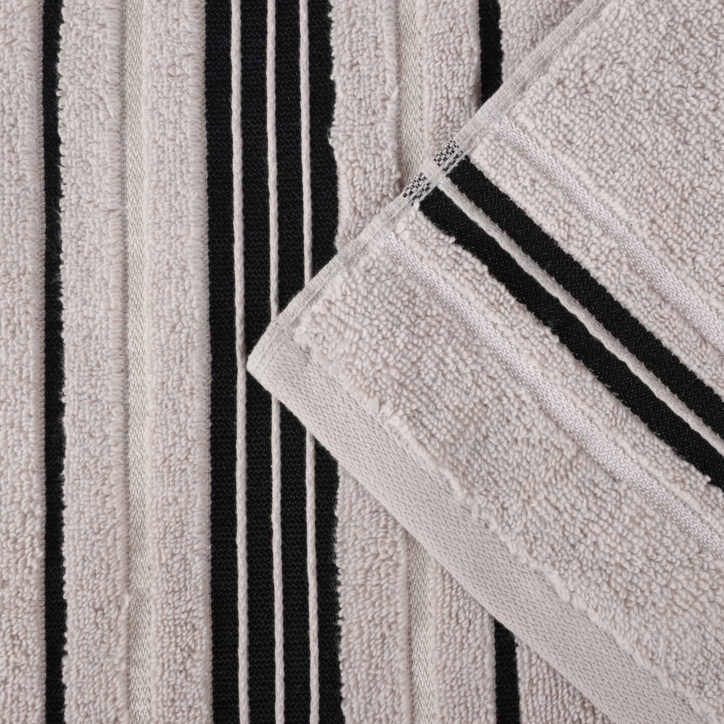 Sadie Zero Twist Cotton Solid and Jacquard Floral Face Towel Set of 12 - Omnigoodsstore