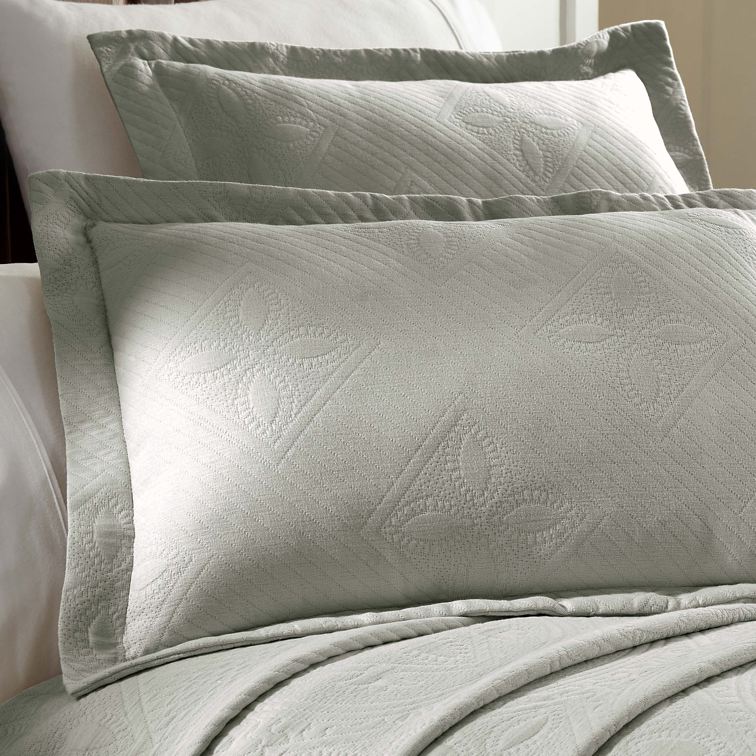 Celtic Circle Jacquard Matelasse Cotton Bedspread Set - Omnigoodsstore