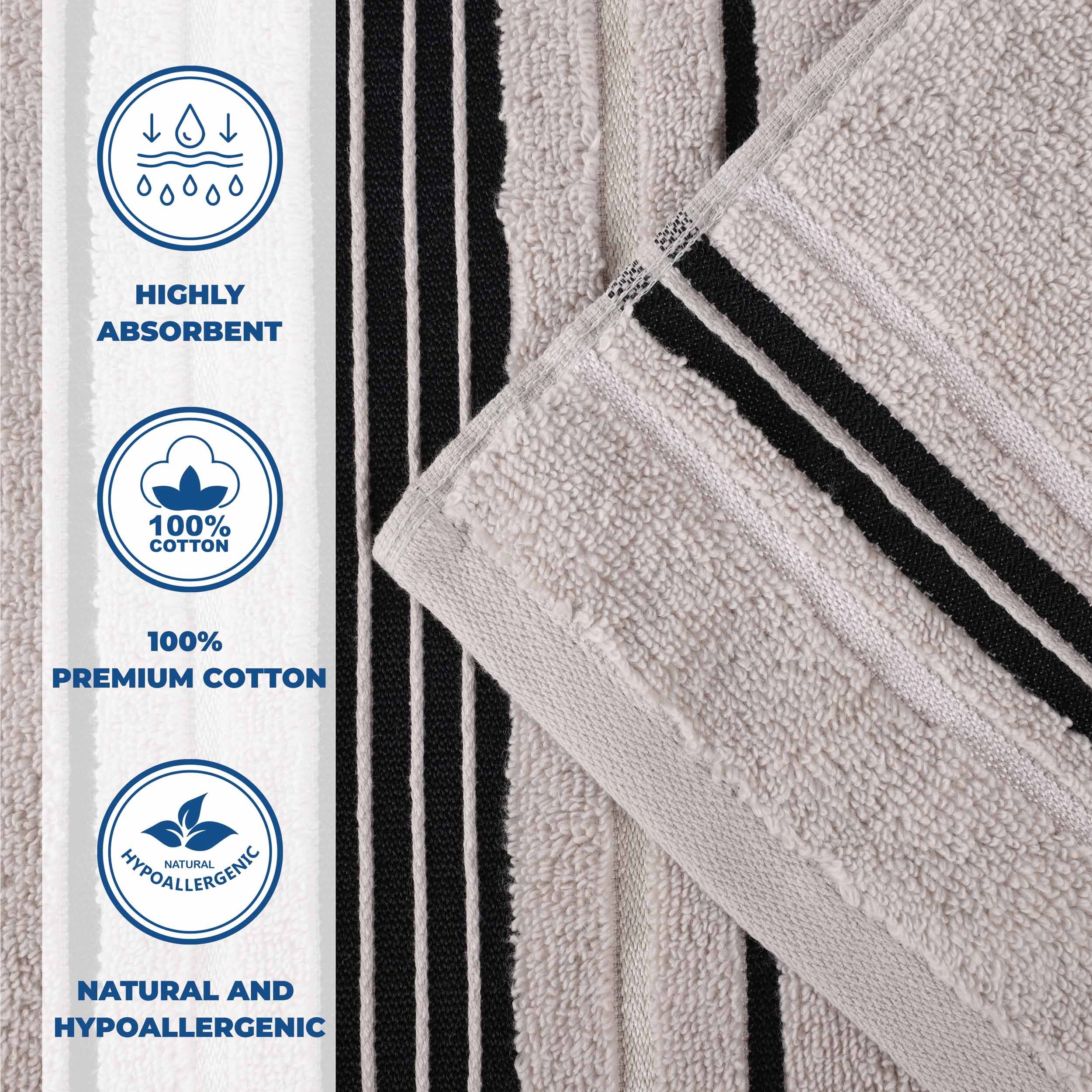 Sadie Zero Twist Cotton Solid and Jacquard Floral Face Towel Set of 12 - Omnigoodsstore