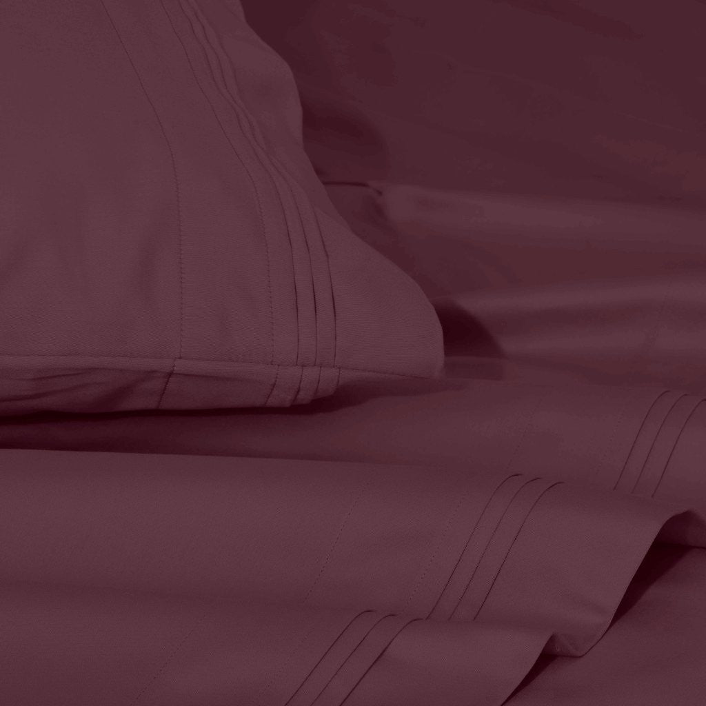 1000 Thread Count Egyptian Cotton Bed Sheet Set Olympic Queen - Omnigoodsstore