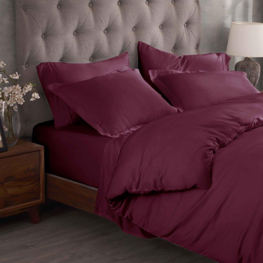 Egyptian Cotton 300 Thread Count Solid Duvet Cover Set - Omnigoodsstore