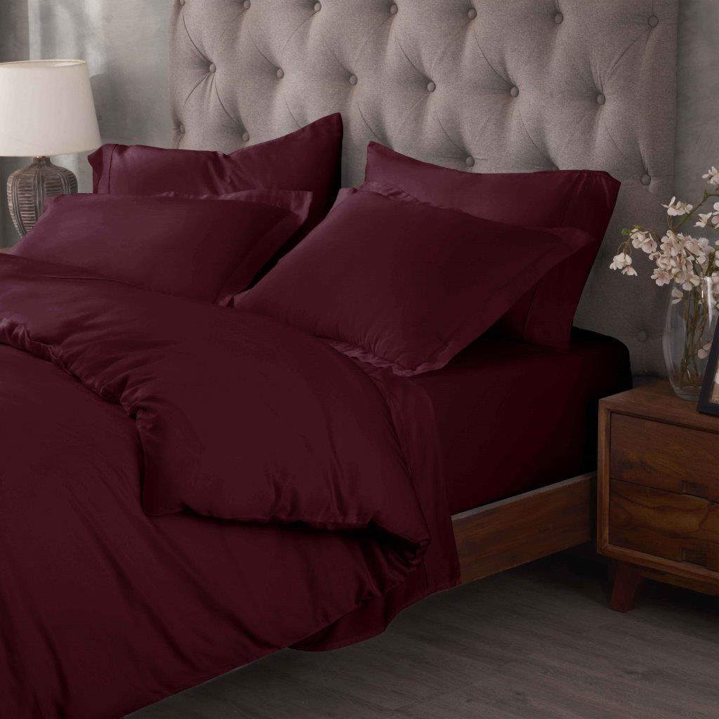 Egyptian Cotton 400 Thread Count Solid Duvet Cover Set - Omnigoodsstore