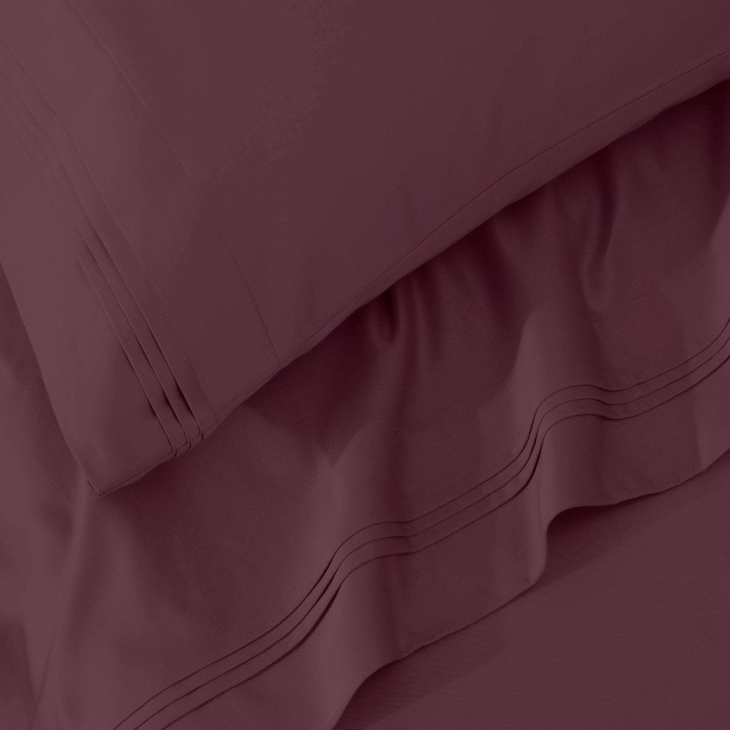 1000 Thread Count Egyptian Cotton Bed Sheet Set Olympic Queen - Omnigoodsstore