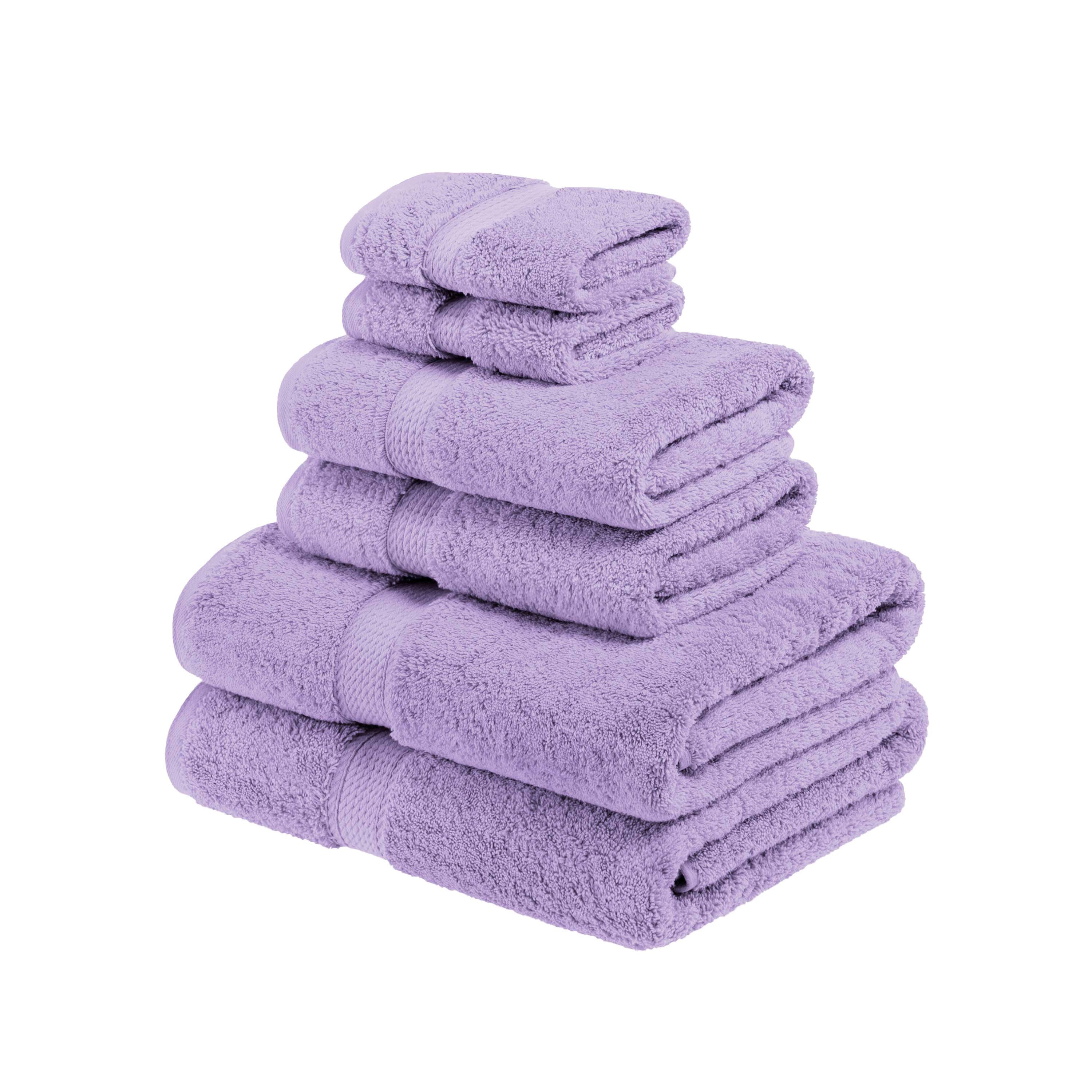 Egyptian Cotton Pile Plush Heavyweight Luxury Soft 6-Piece Towel Set - Omnigoodsstore