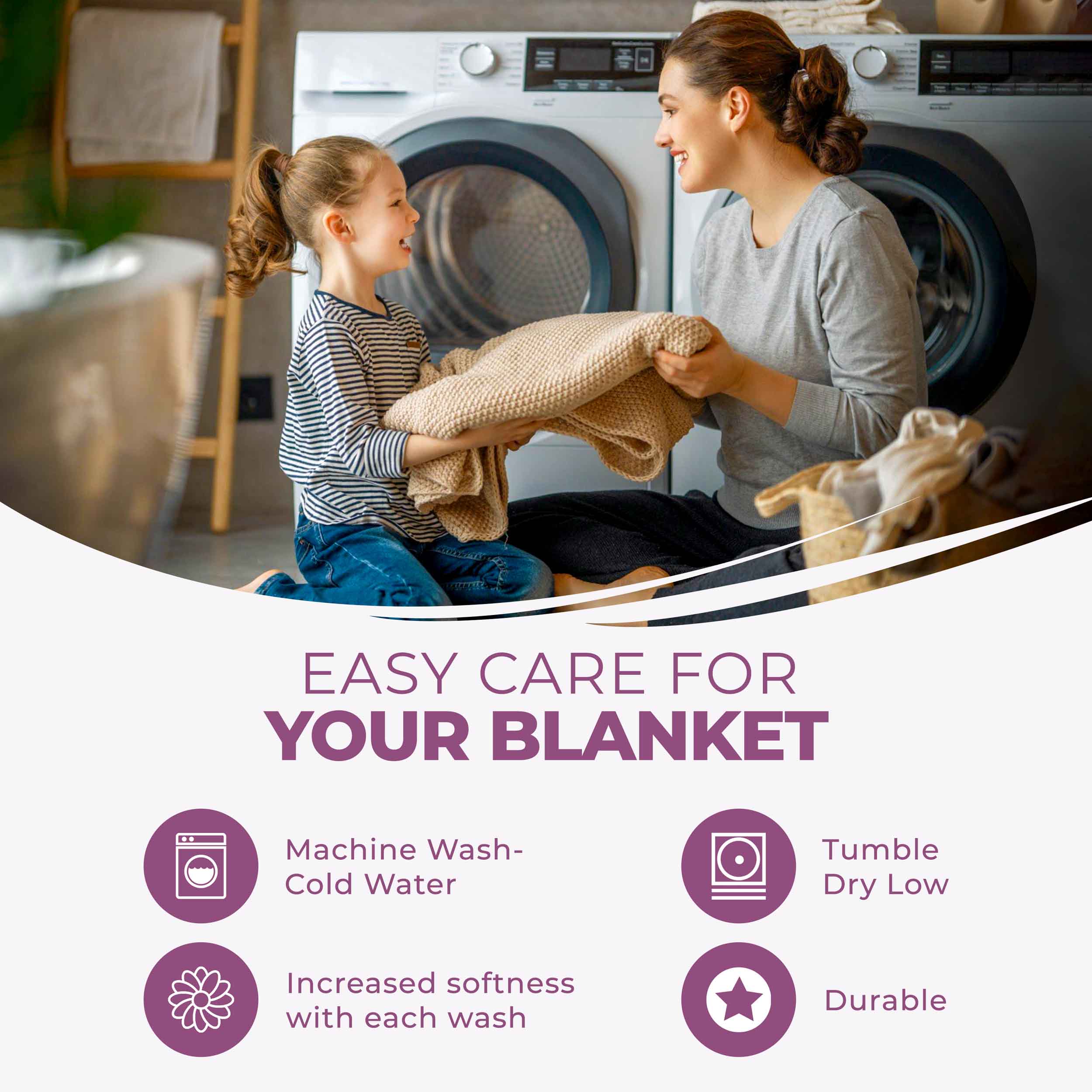 Cotton All Season Diamond Bed Blanket & Sofa Throw - Omnigoodsstore