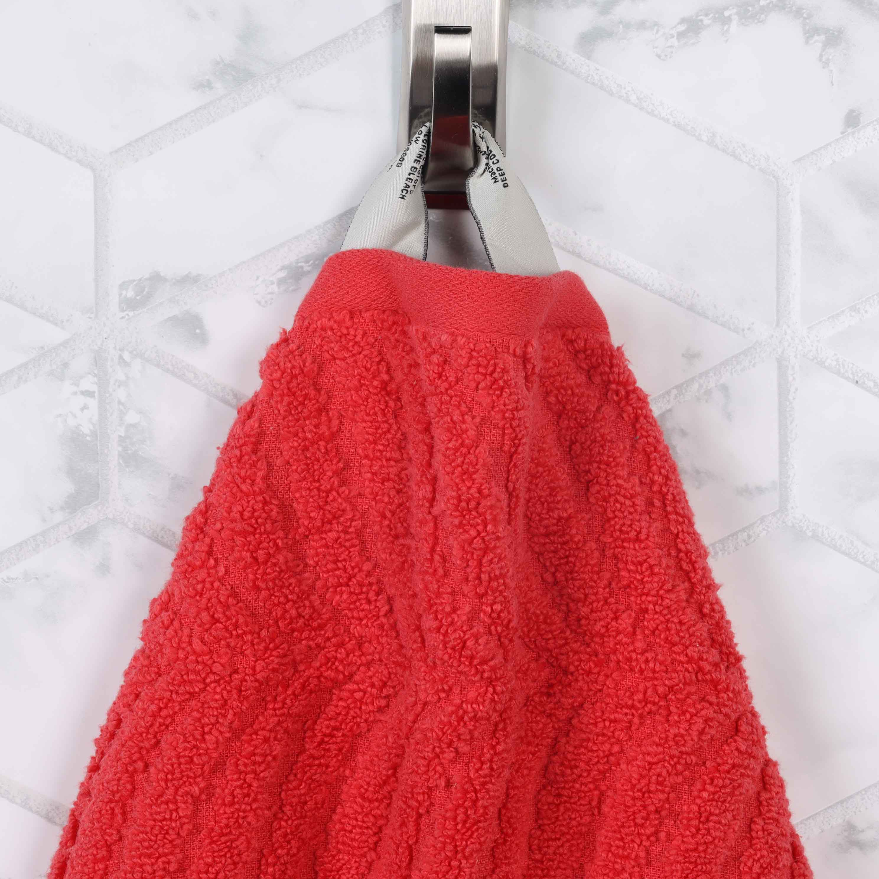 Zero Twist Cotton Solid & Jacquard Elegant Chevron Bath Towel Set of 4 - Omnigoodsstore