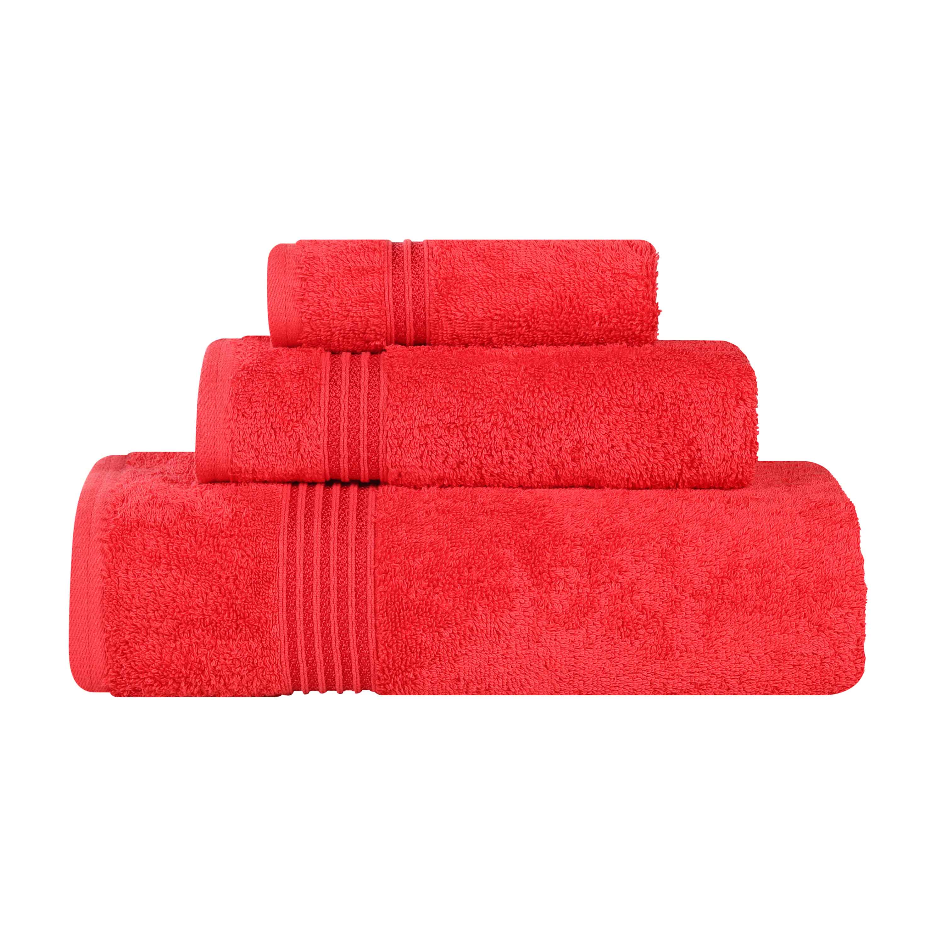 Egyptian Cotton Highly Absorbent Solid 3-Piece Ultra Soft Towel Set - Omnigoodsstore