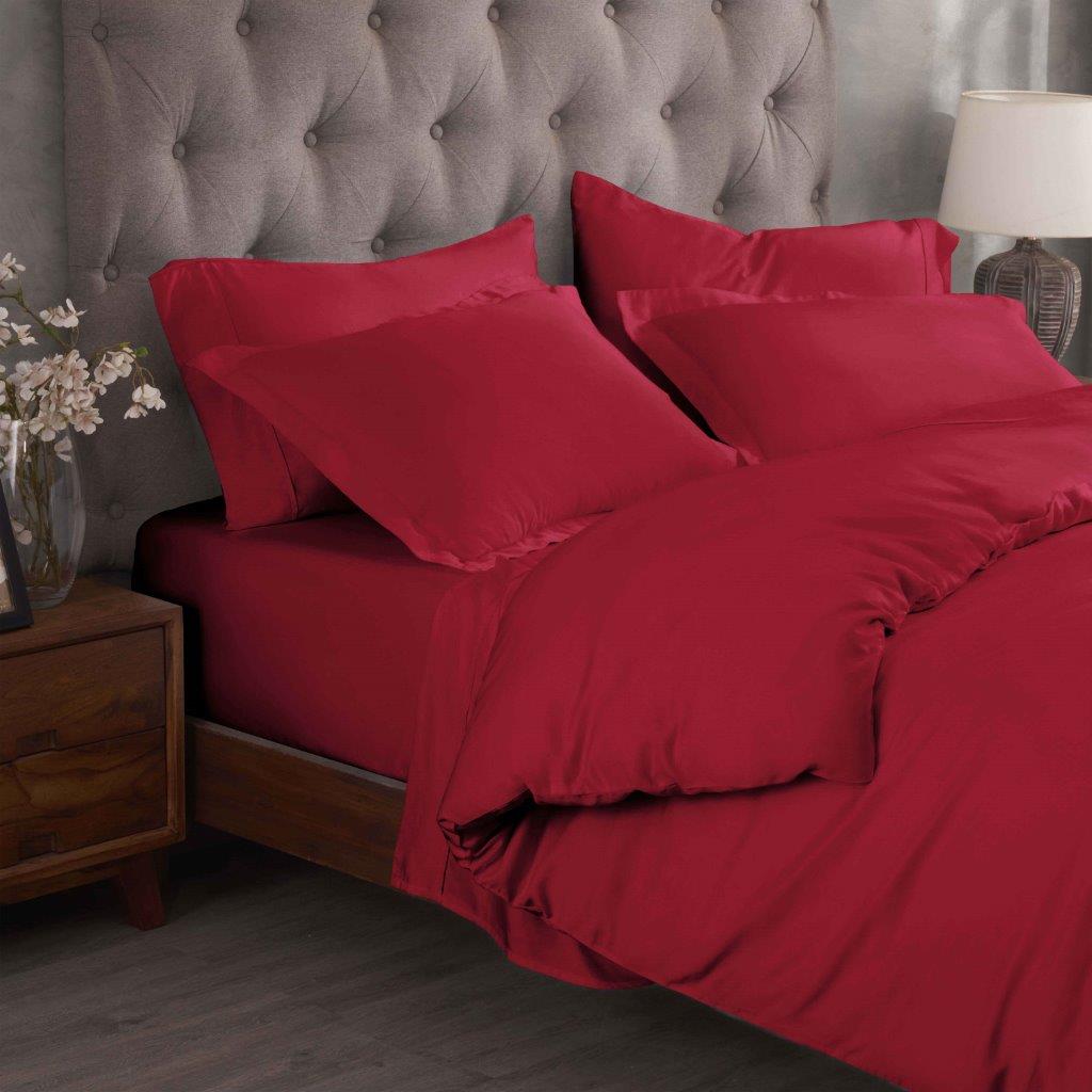 Egyptian Cotton 300 Thread Count Solid Duvet Cover Set - Omnigoodsstore