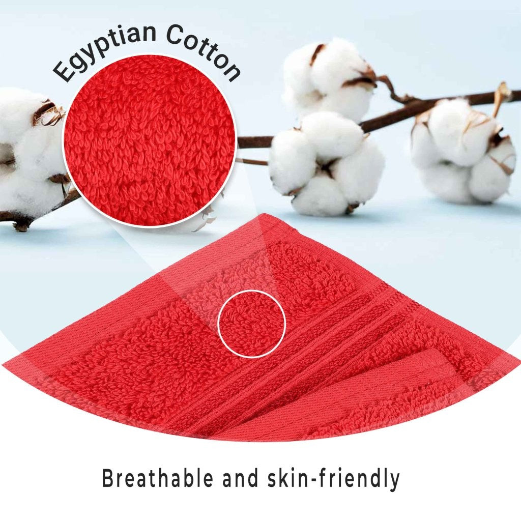 Egyptian Cotton Highly Absorbent Solid 6-Piece Ultra Soft Towel Set - Omnigoodsstore
