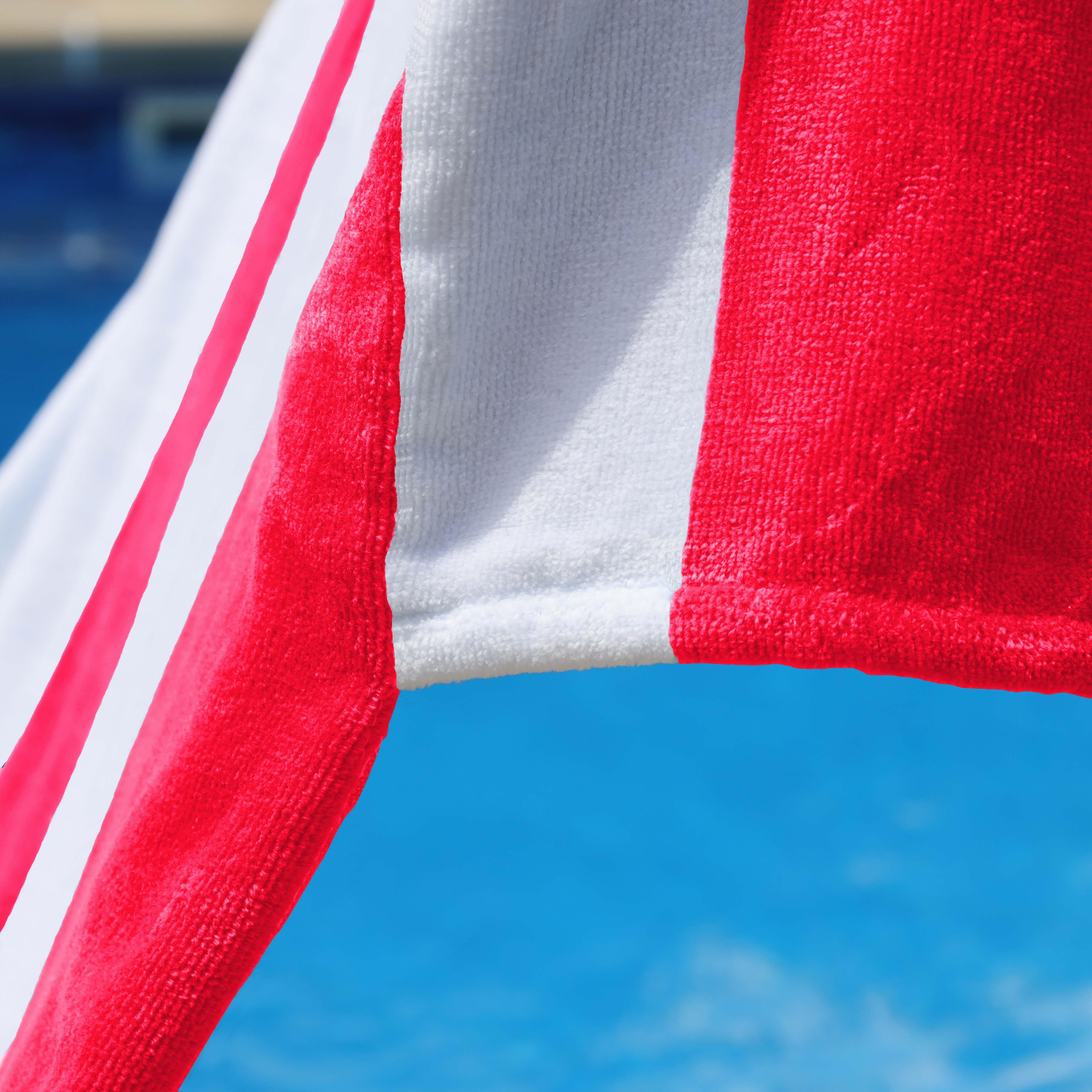 Cabana Striped Cotton Standard Size Towel / Chaise Lounge Chair Cover - Omnigoodsstore