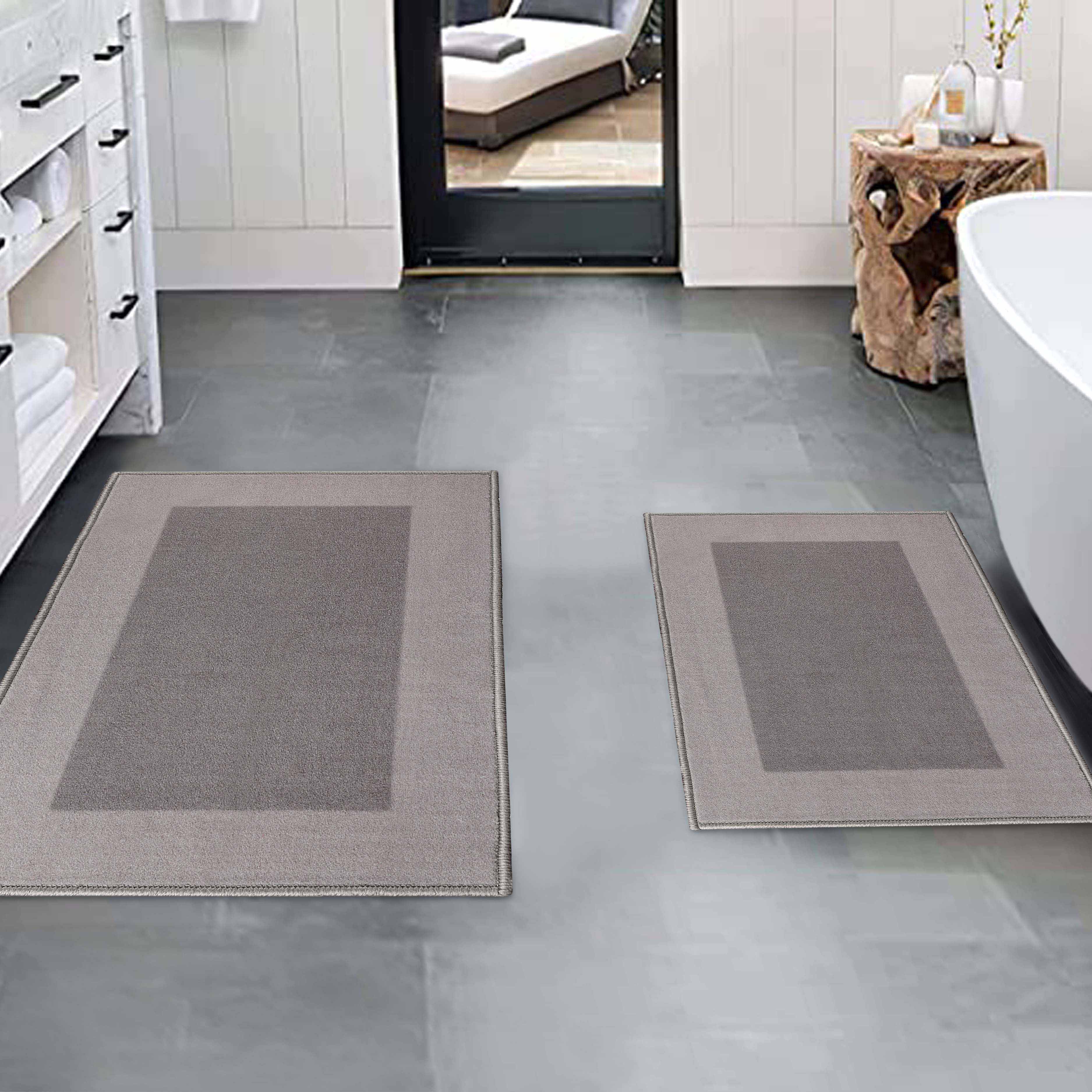 Reno Modern Non-Slip Machine Washable Kitchen Mat Set - Omnigoodsstore