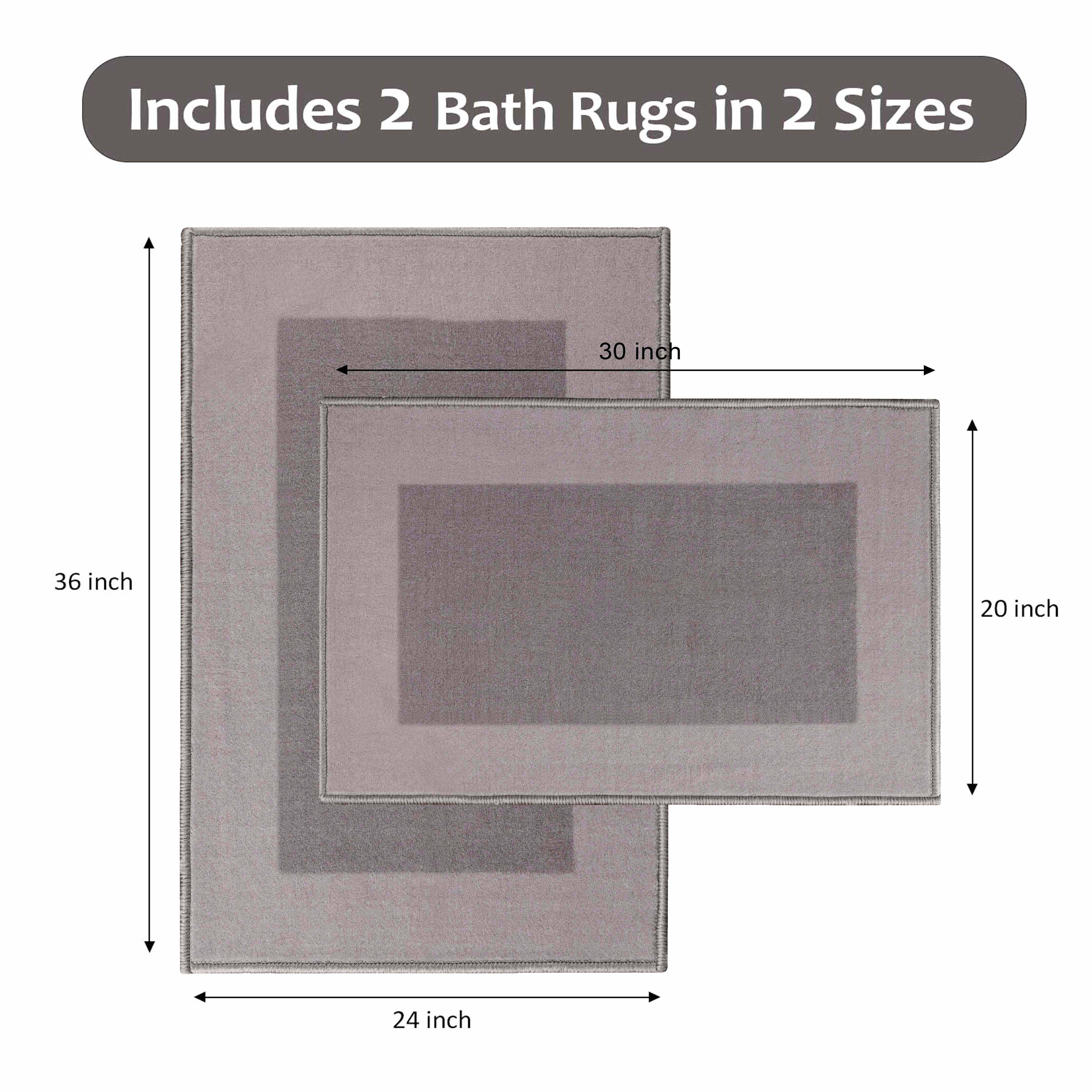 Reno Modern Non-Slip Machine Washable Kitchen Mat Set - Omnigoodsstore