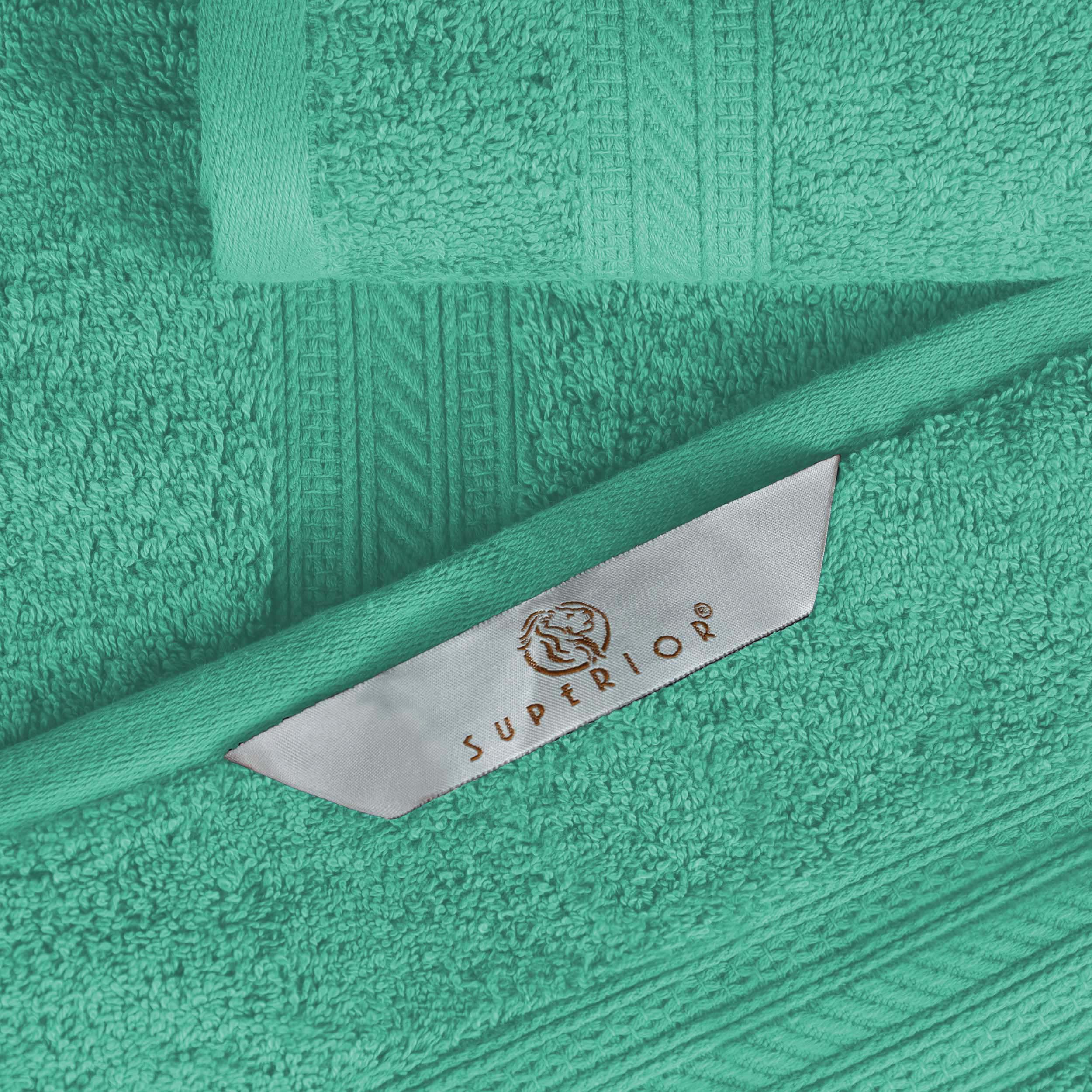 Atlas Cotton Plush Heavyweight Luxury Face Towel Washcloth Set of 12 - Omnigoodsstore