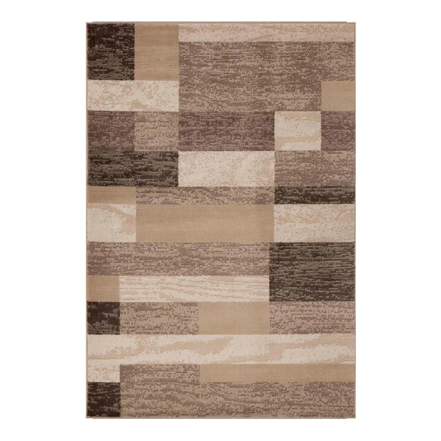 Rockwood Contemporary Geometric Patchwork Indoor Area Rug or Runner - Omnigoodsstore
