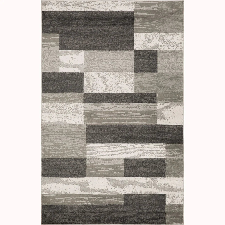 Rockwood Contemporary Geometric Patchwork Indoor Area Rug or Runner - Omnigoodsstore