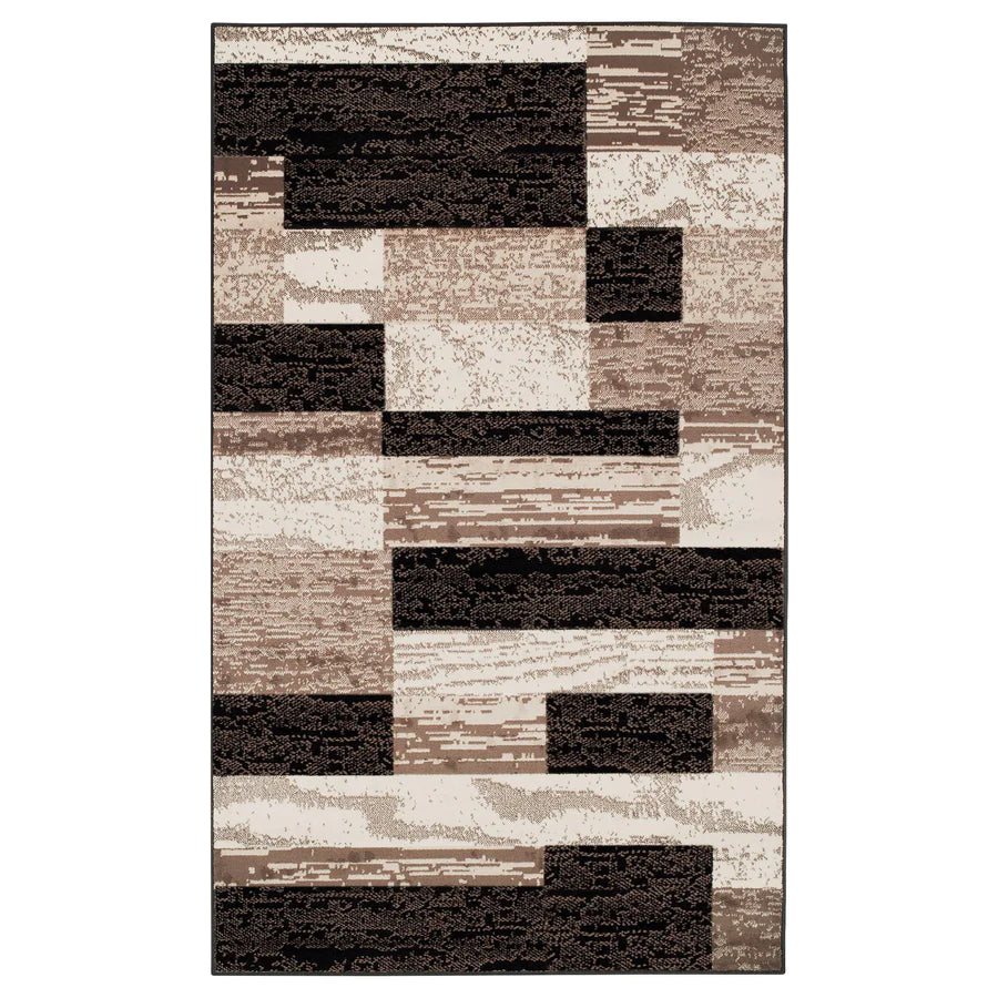 Rockwood Contemporary Geometric Patchwork Indoor Area Rug or Runner - Omnigoodsstore