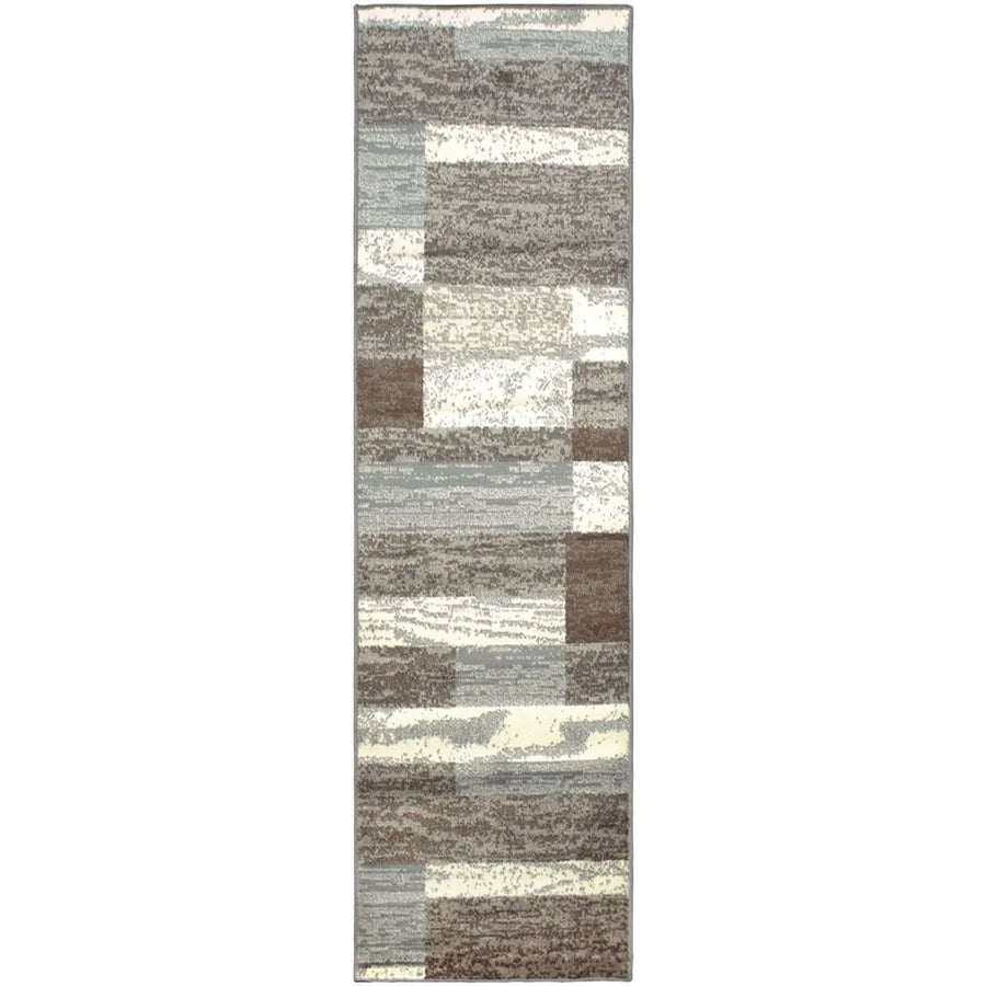 Rockwood Contemporary Geometric Patchwork Indoor Area Rug or Runner - Omnigoodsstore