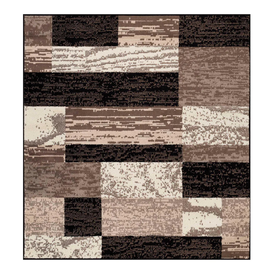 Rockwood Contemporary Geometric Patchwork Indoor Area Rug or Runner - Omnigoodsstore