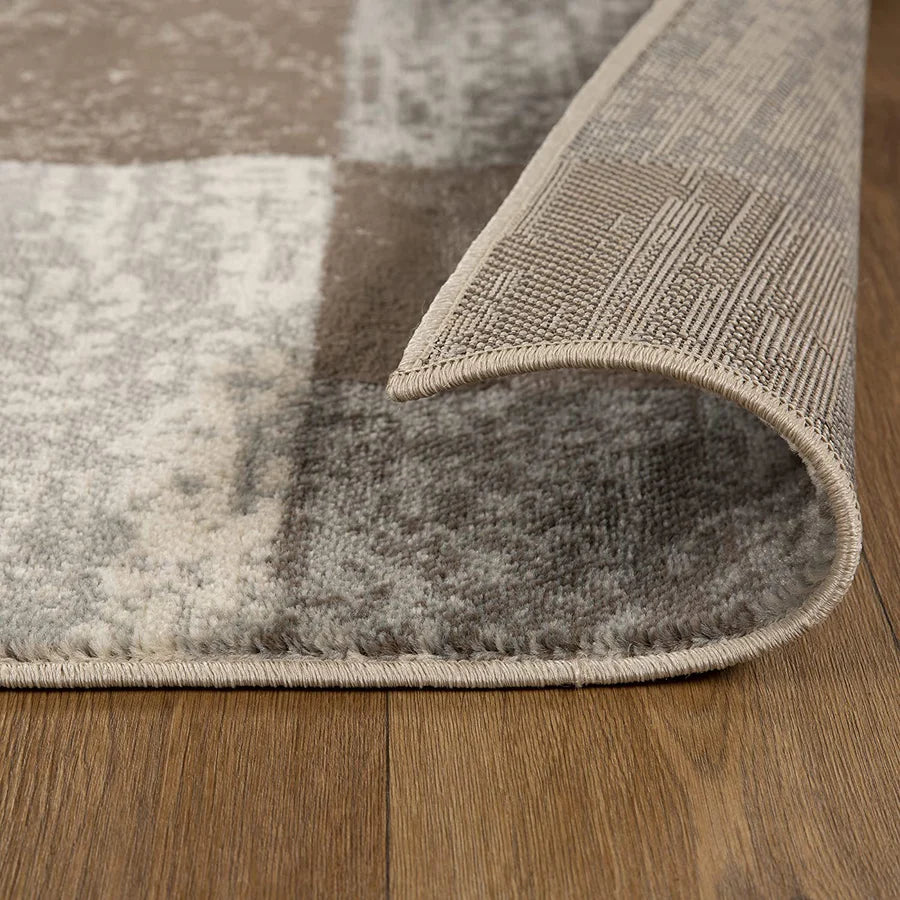 Rockwood Contemporary Geometric Patchwork Indoor Area Rug or Runner - Omnigoodsstore