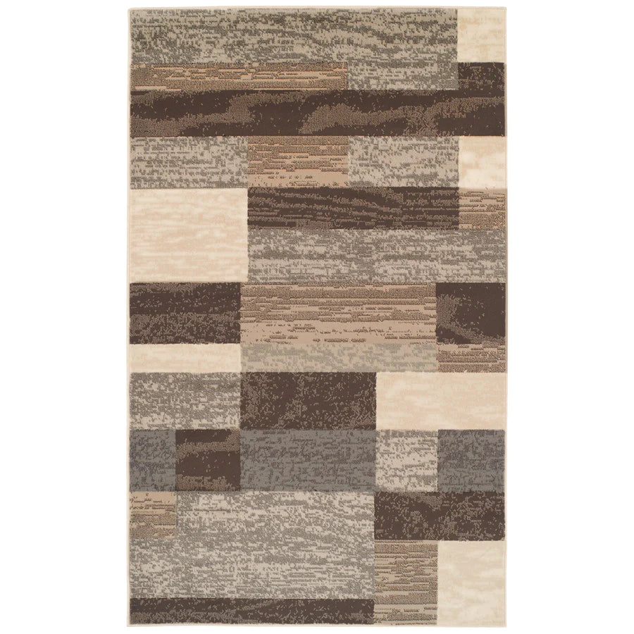 Rockwood Contemporary Geometric Patchwork Indoor Area Rug or Runner - Omnigoodsstore