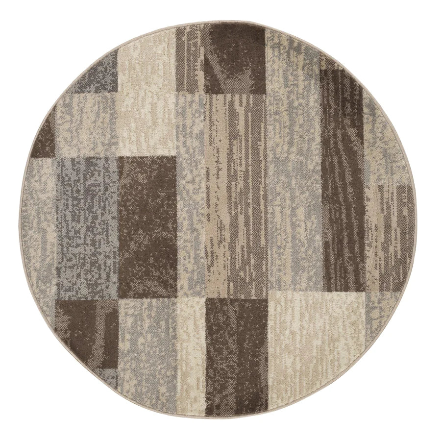 Rockwood Contemporary Geometric Patchwork Indoor Area Rug or Runner - Omnigoodsstore