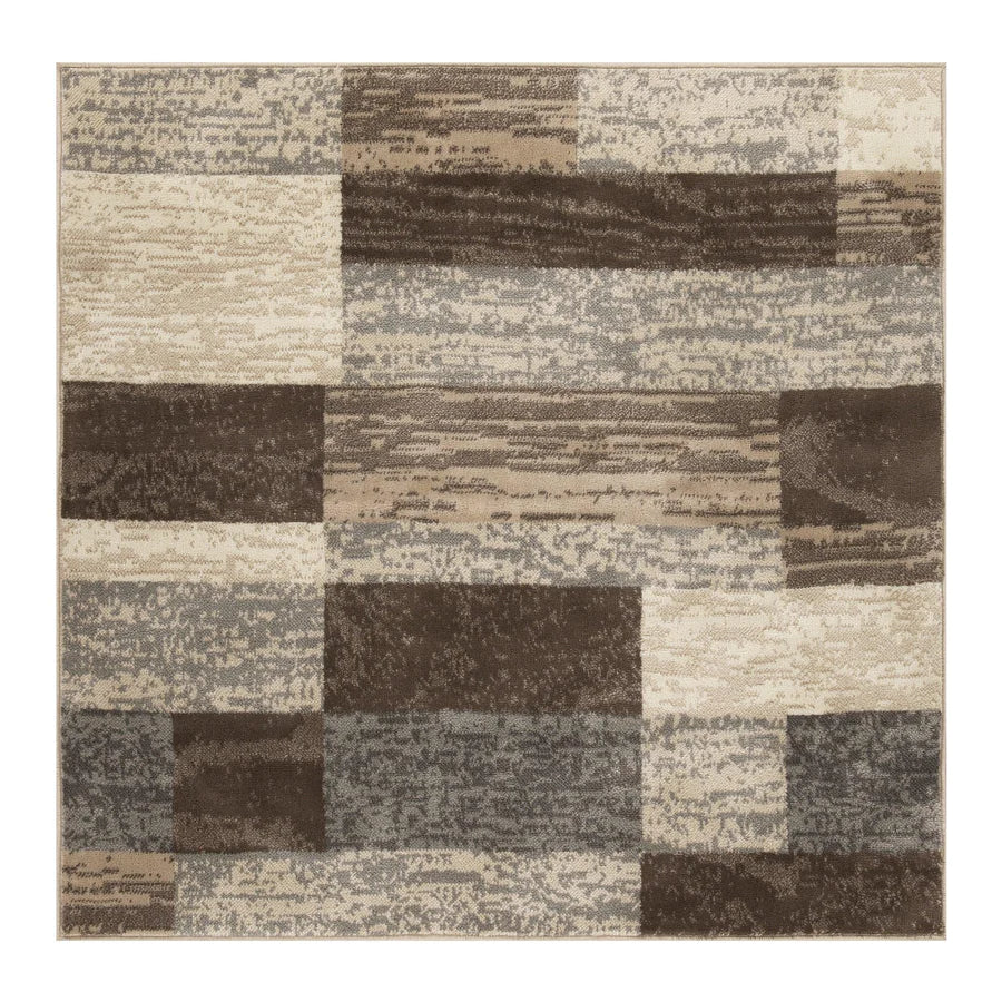 Rockwood Contemporary Geometric Patchwork Indoor Area Rug or Runner - Omnigoodsstore