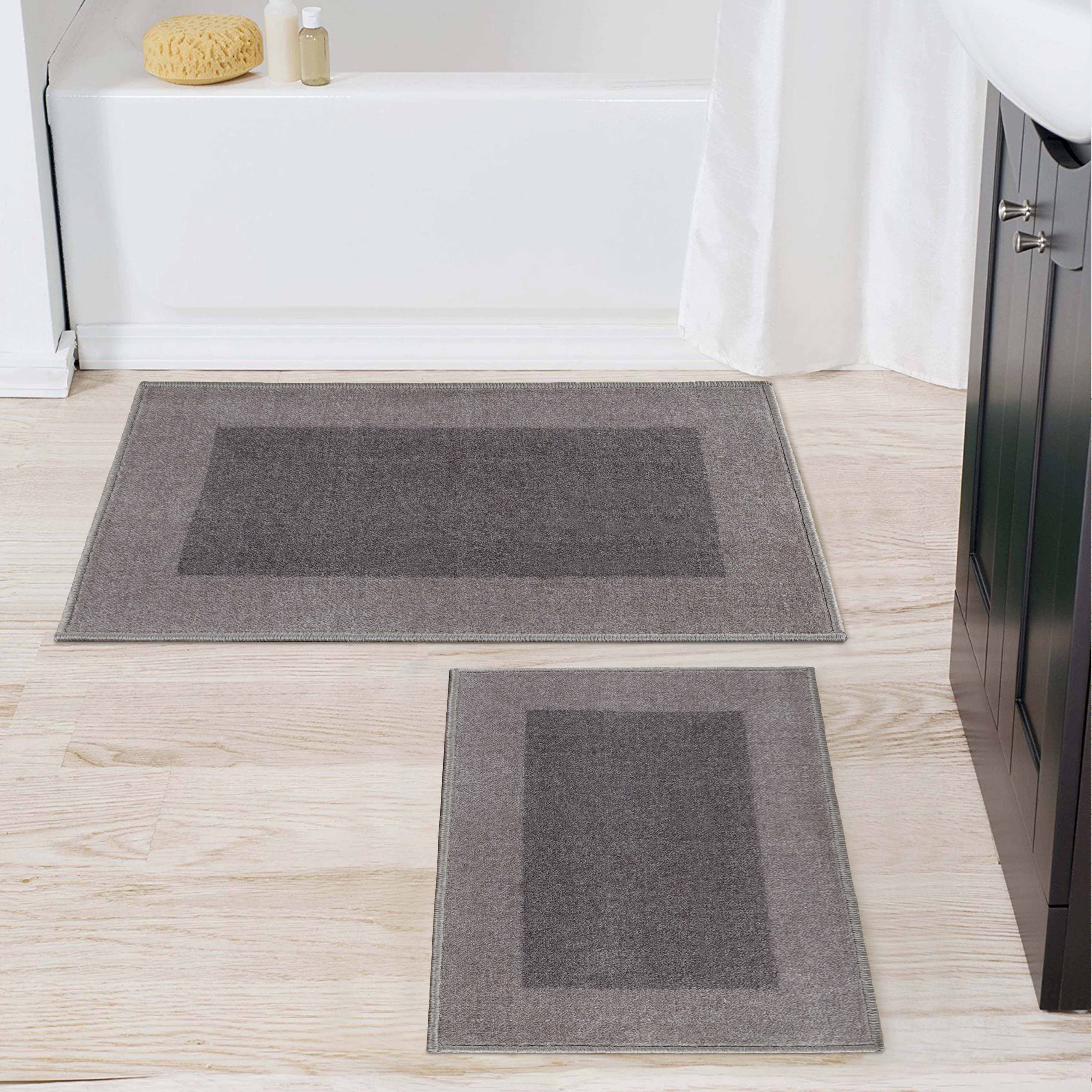 Rome Non-Slip Machine Washable Bath Mat Set - Omnigoodsstore