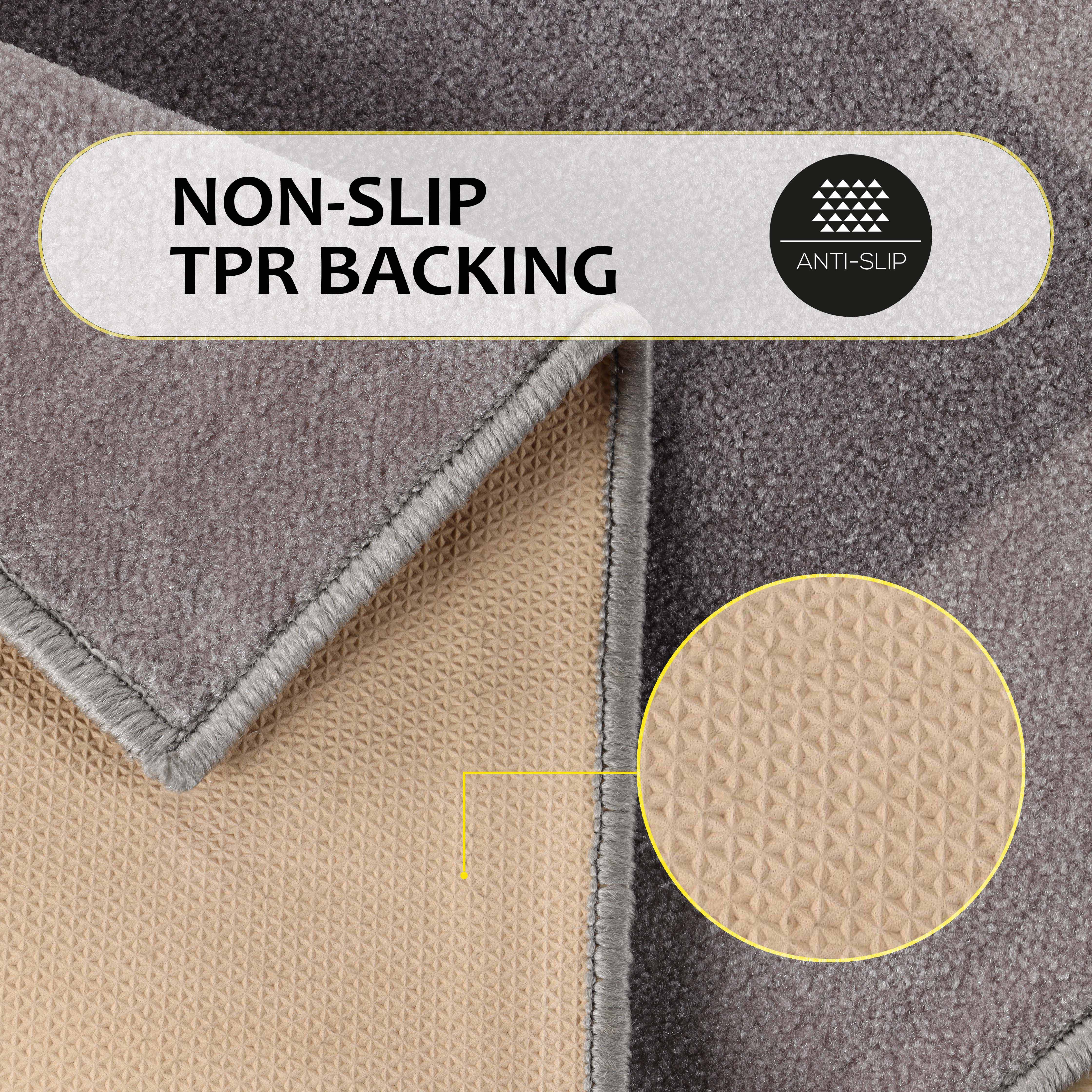 Rome Non-Slip Machine Washable Bath Mat Set - Omnigoodsstore