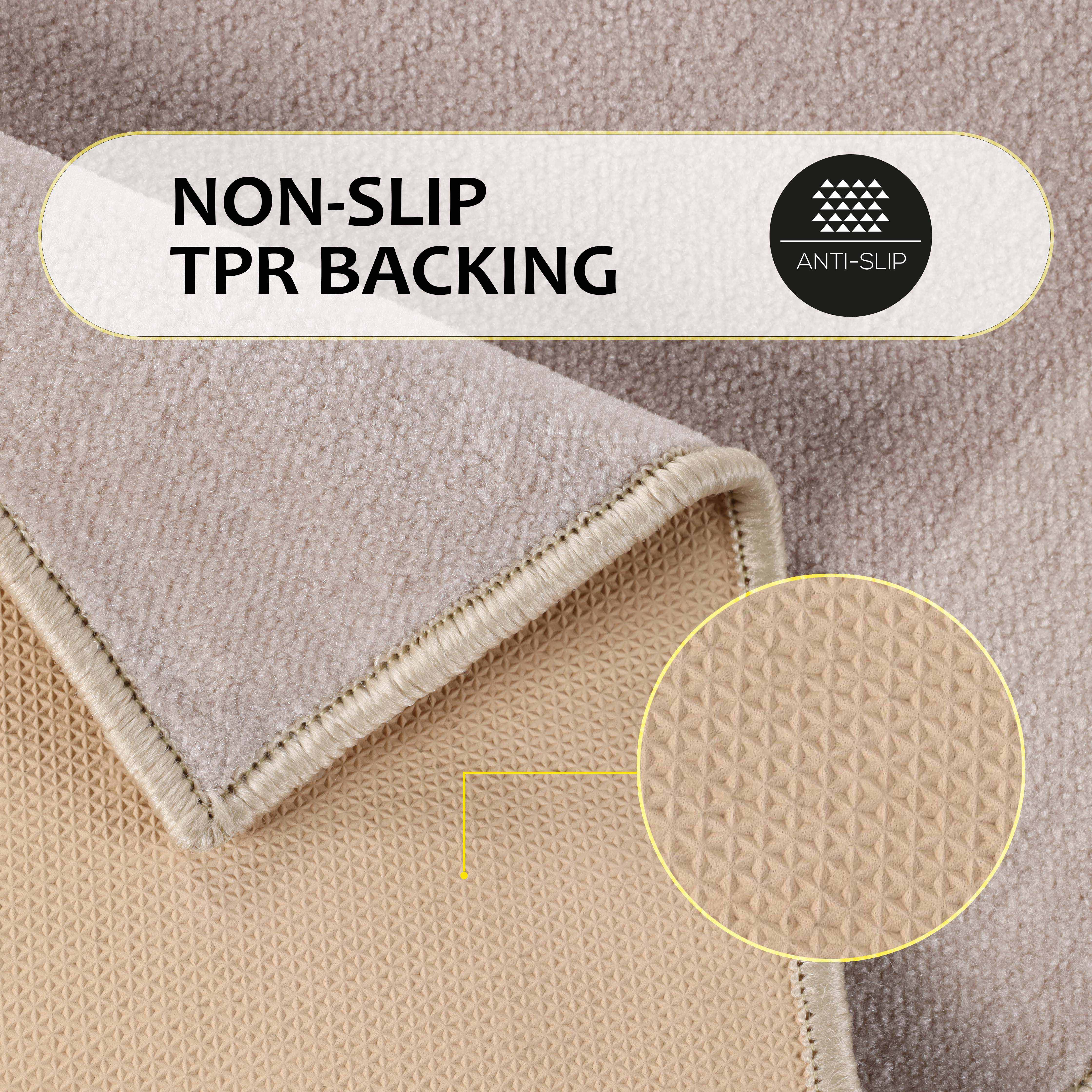 Rome Non-Slip Machine Washable Bath Mat Set - Omnigoodsstore