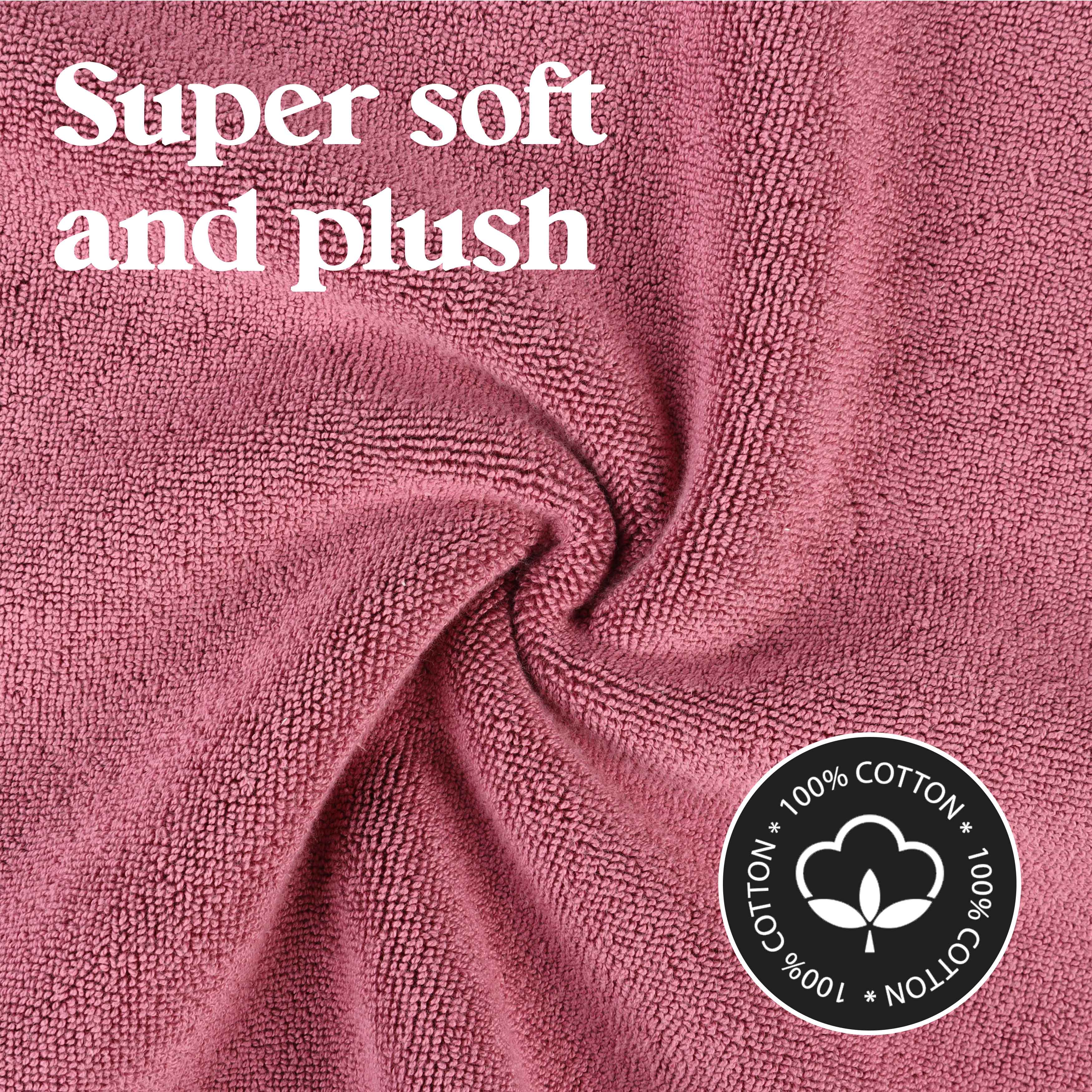 Leo Cotton Solid Modern Geometric Border Absorbent Bath Mat, Set of 2 - Omnigoodsstore